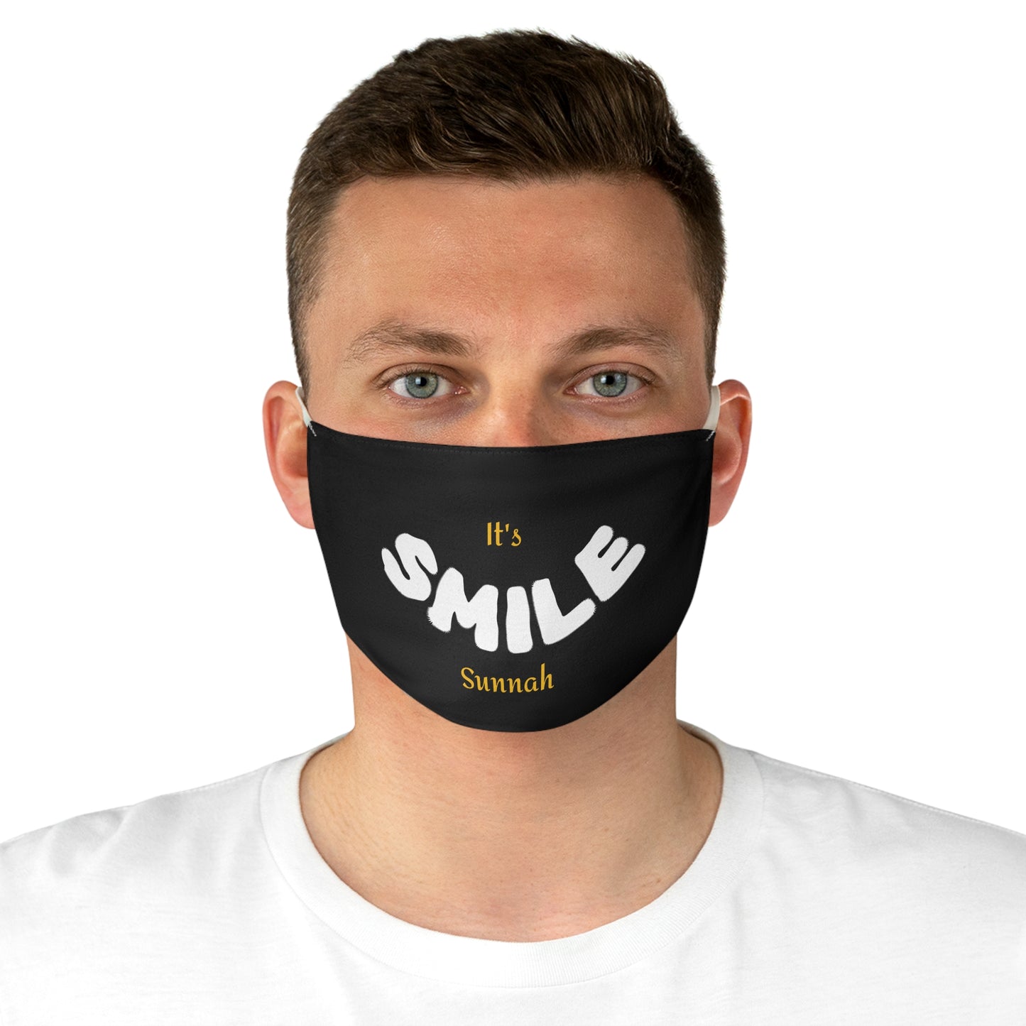"Smile, It's Sunnah"-Fabric Face Mask