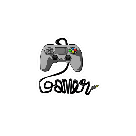 Gamer Controller Vinyl Sticker — Kiss-Cut Gaming Decal