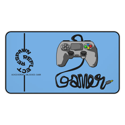 Gamer Controller Desk Mat — Customizable Mouse Pad with Controller Art