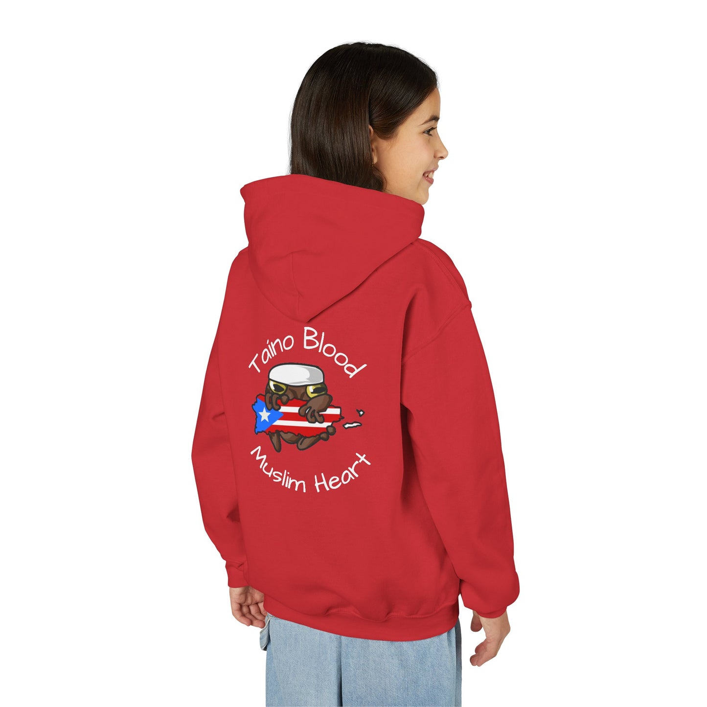 Taíno Blood, Muslim Heart – Youth Hoodie