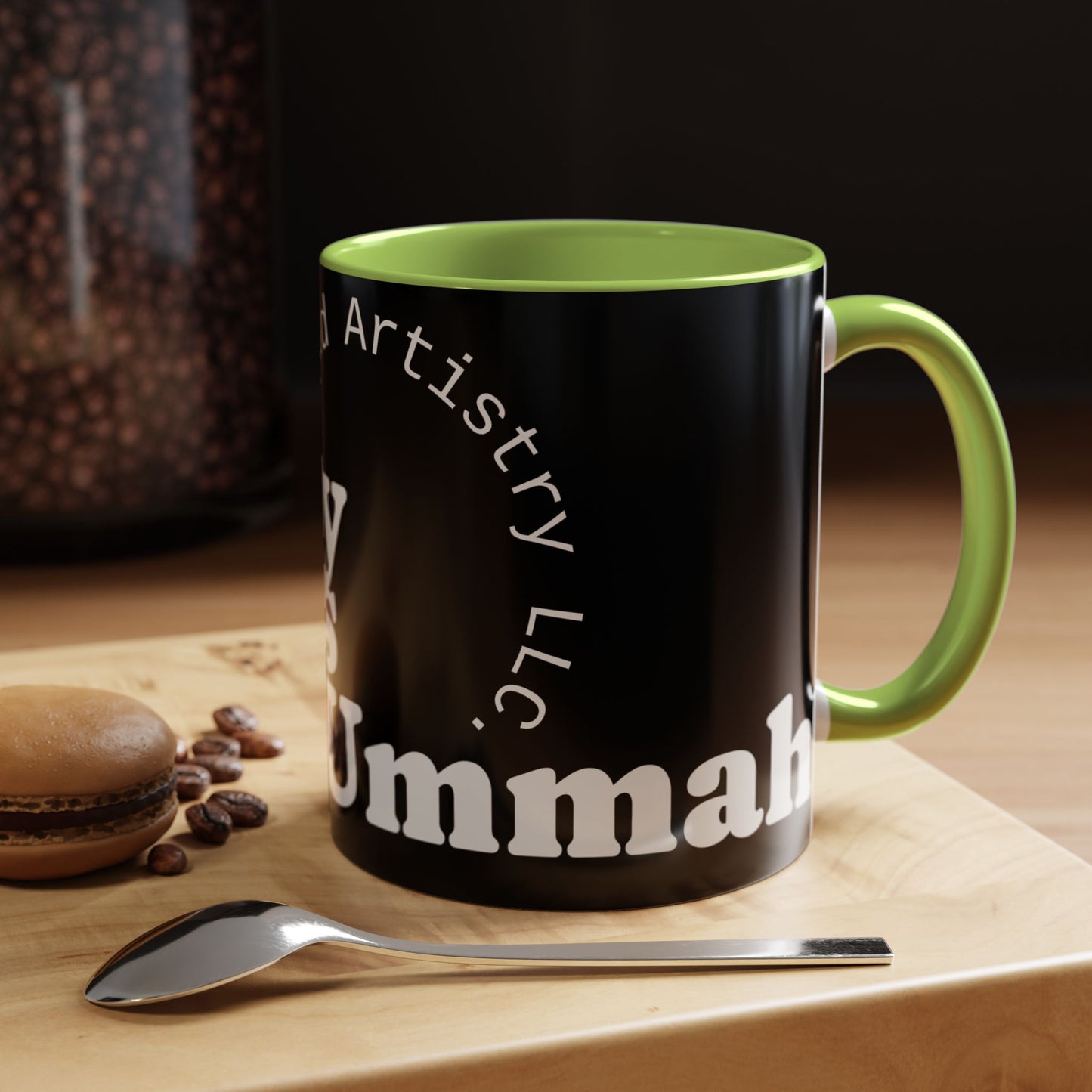 Many Faces, One Ummah Accent Coffee Mug – Sip with Unity