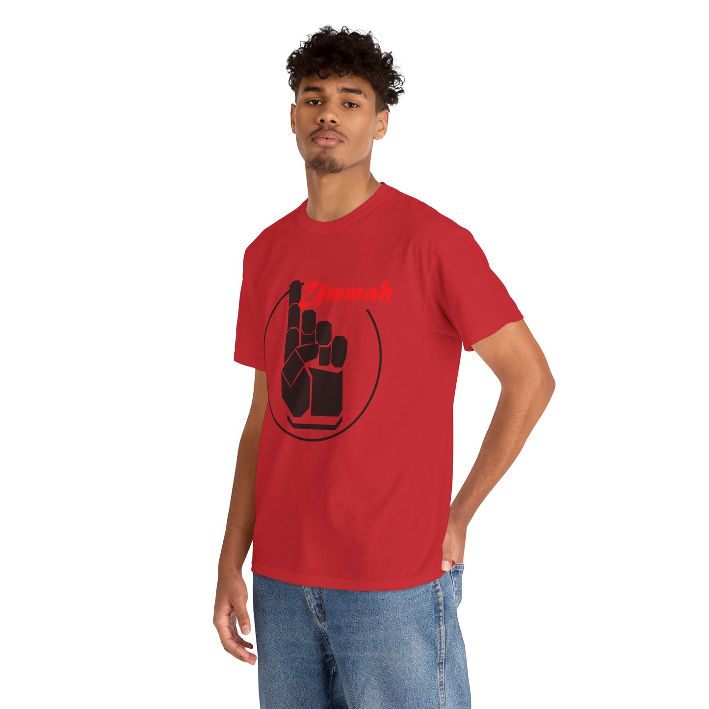 Unisex Heavy Cotton T-Shirt – "Many Faces, One Ummah"