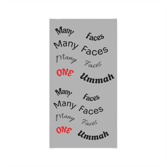 Many Faces, One Ummah – Neck Gaiter