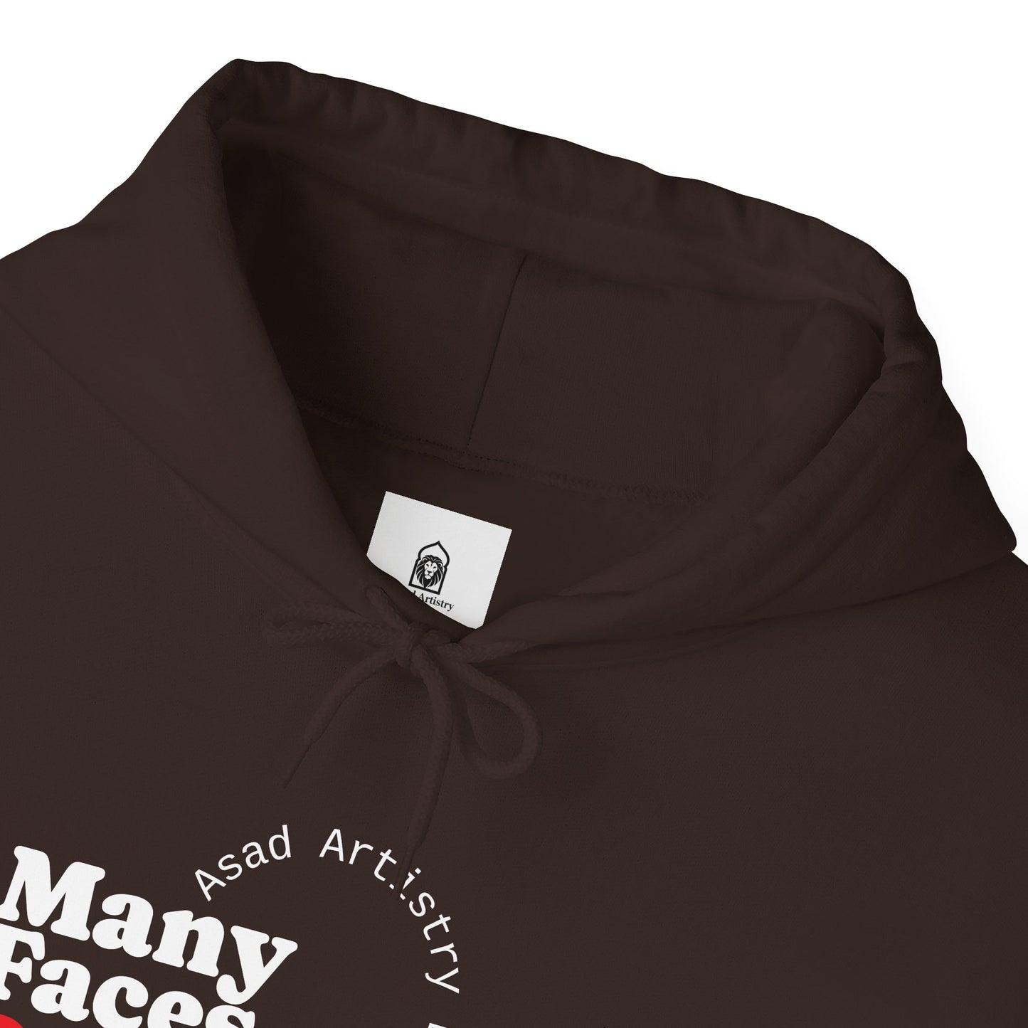 Unisex Heavy Blend Hoodie – "Many Faces, One Ummah"