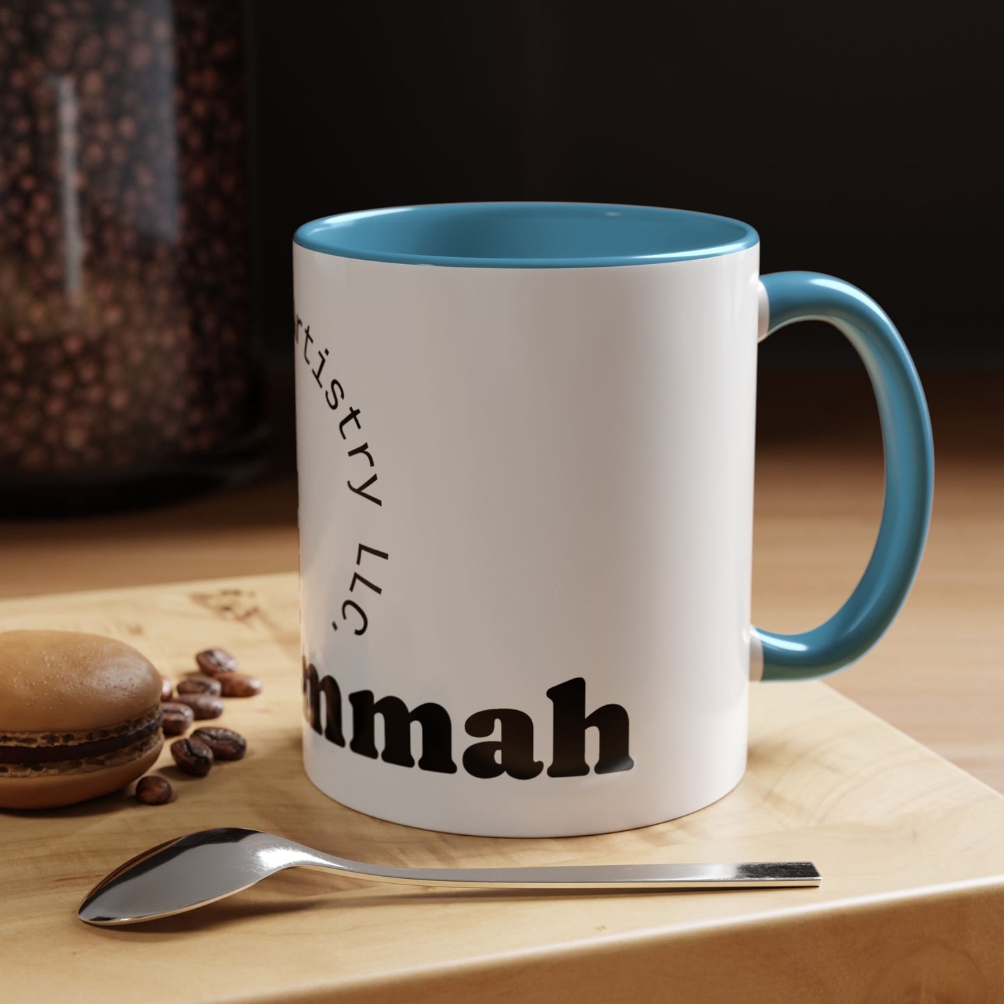 Many Faces, One Ummah Accent Coffee Mug