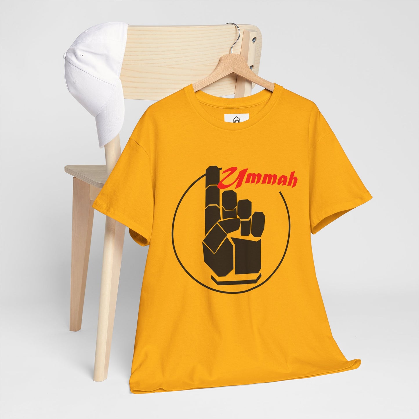 Unisex Heavy Cotton T-Shirt – "Many Faces, One Ummah"