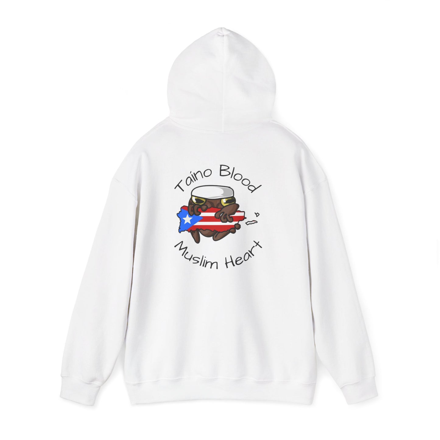 Puerto Rican Muslim Hoodie – Taino Blood, Muslim Heart