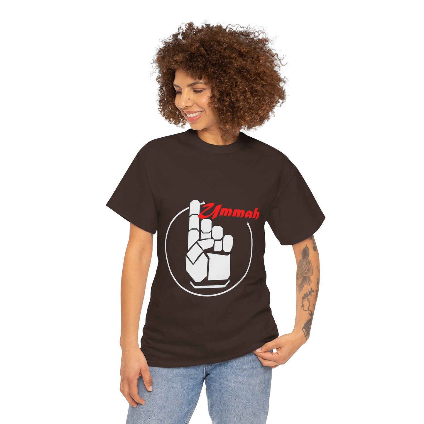 One Ummah Unisex Heavy Cotton Tee — Strength in Unity, Purpose in Design