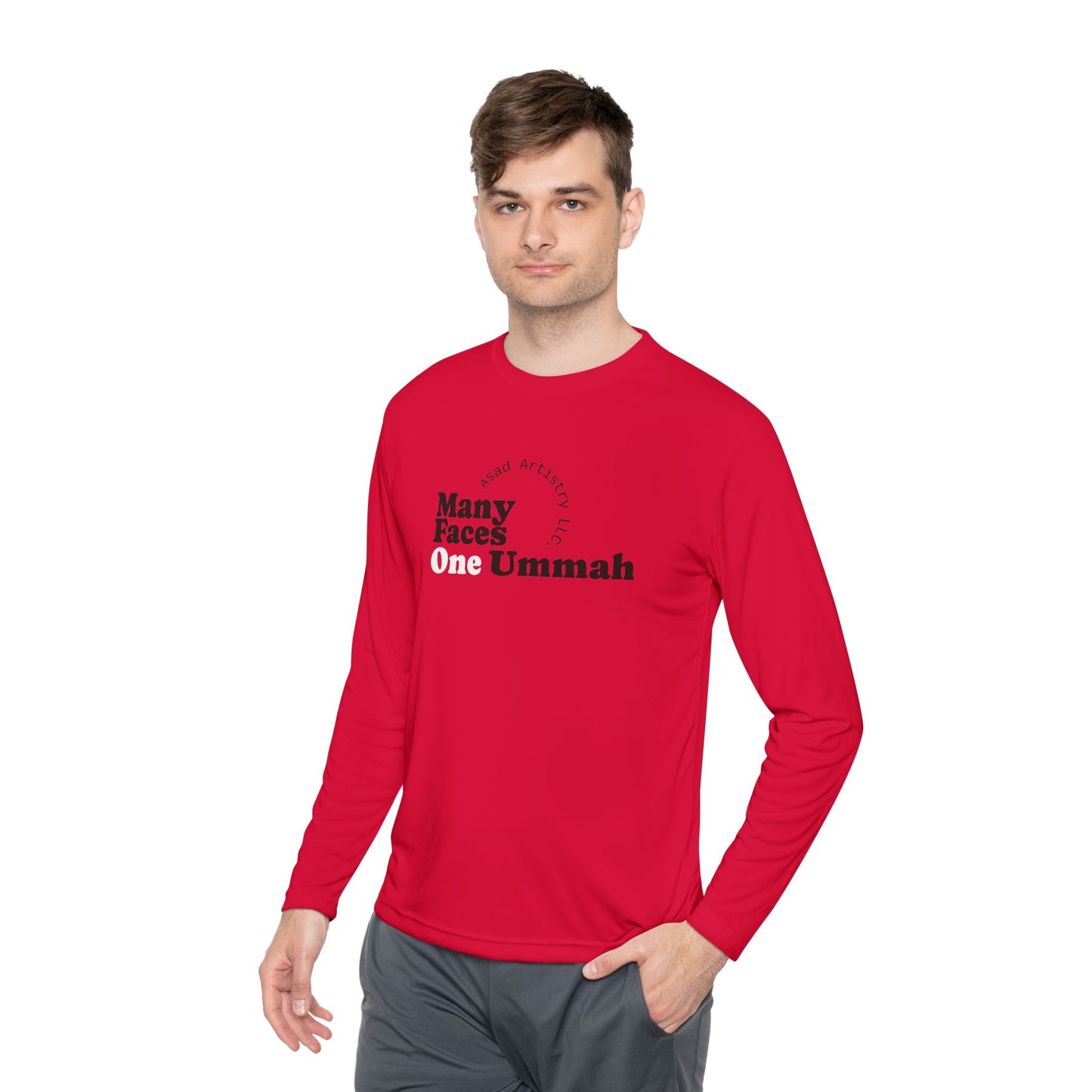 One Ummah Unisex Lightweight Long Sleeve Tee – Comfort, Style, and Unity in Every Wear