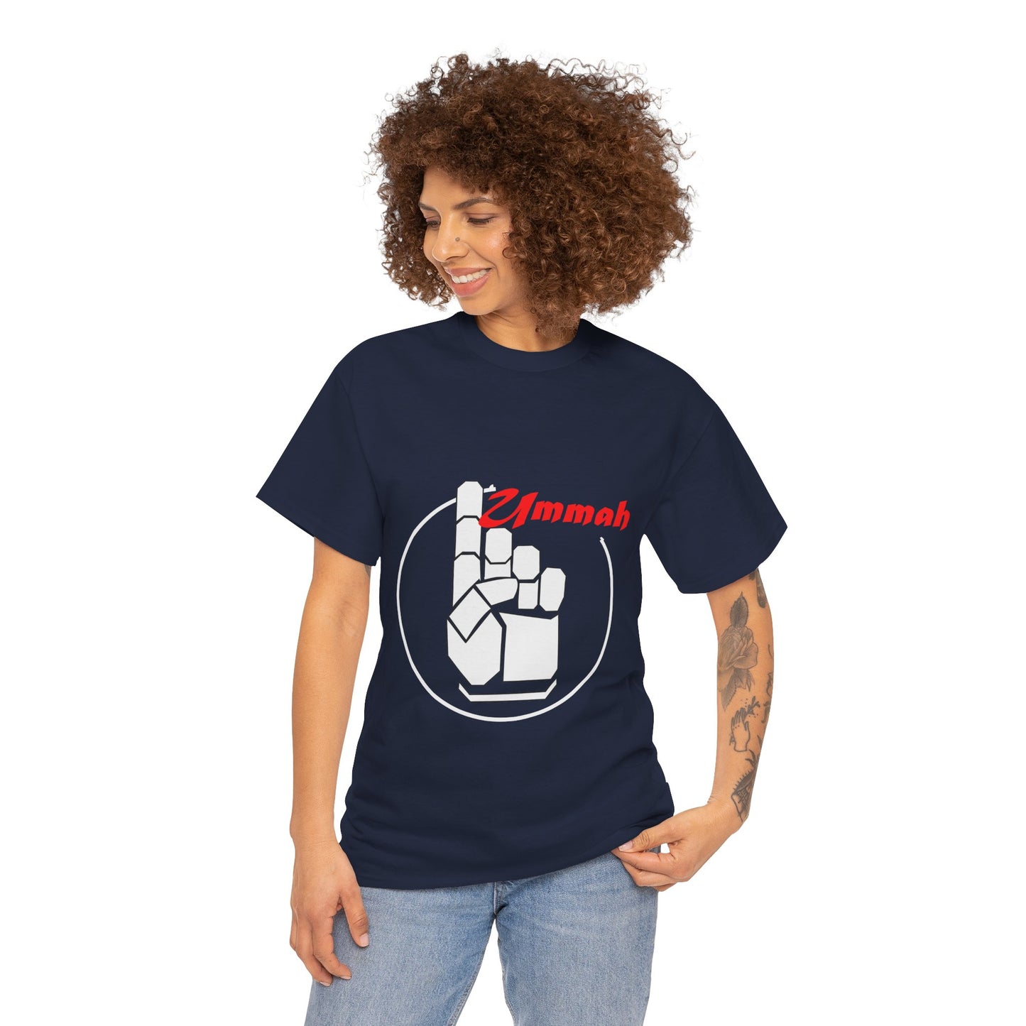 One Ummah Unisex Heavy Cotton Tee — Strength in Unity, Purpose in Design