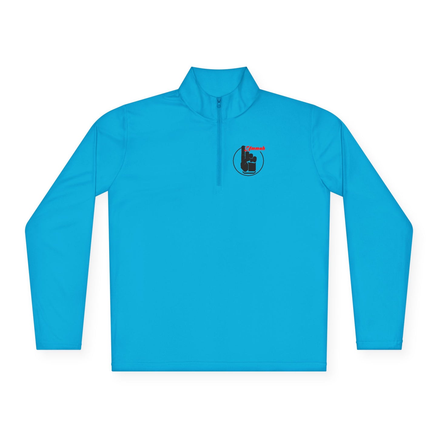 One Ummah Unisex Quarter-Zip Pullover – Performance, Style, and Unity