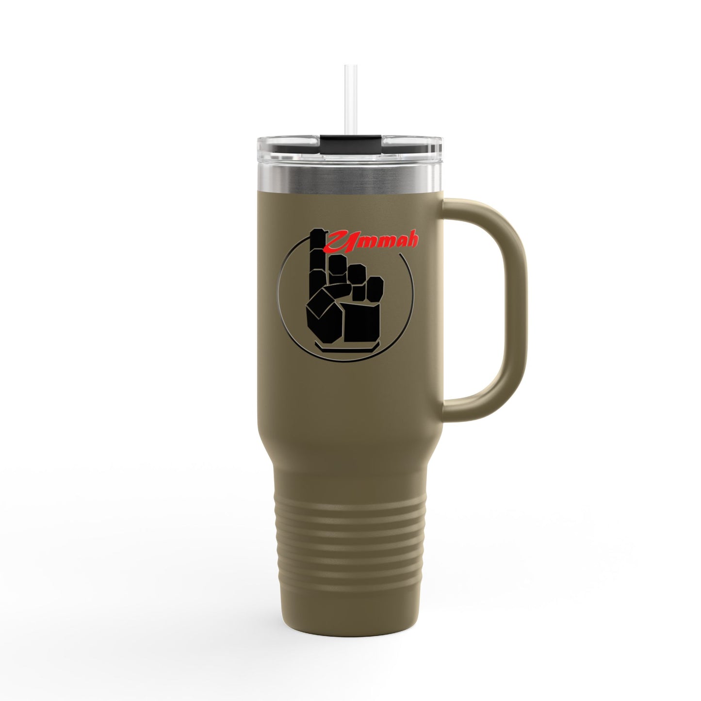 One ummah Insulated Travel Mug - Perfect for Coffee Lovers on the Go, 40oz Stylish Drinkware for Home, Office, Camping, and Gifts