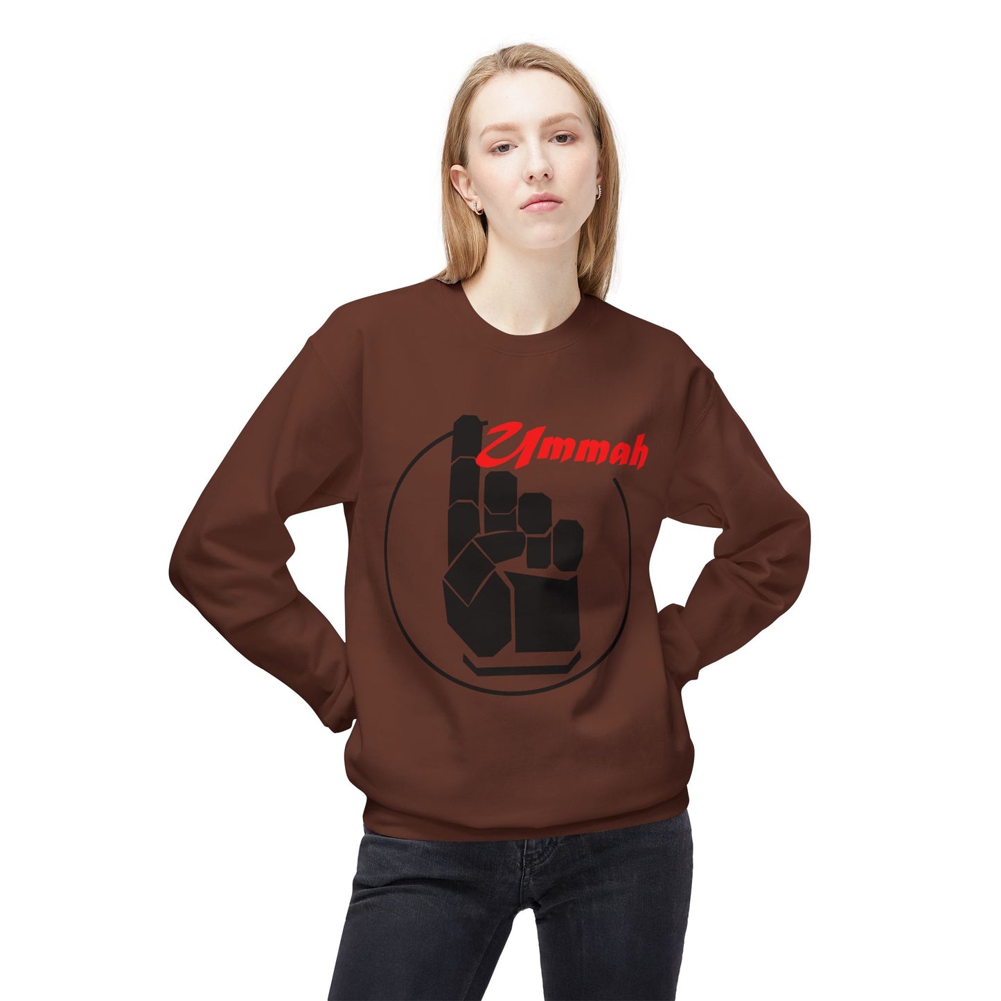 One Ummah Unisex Fleece Sweatshirt – Unity in Comfort