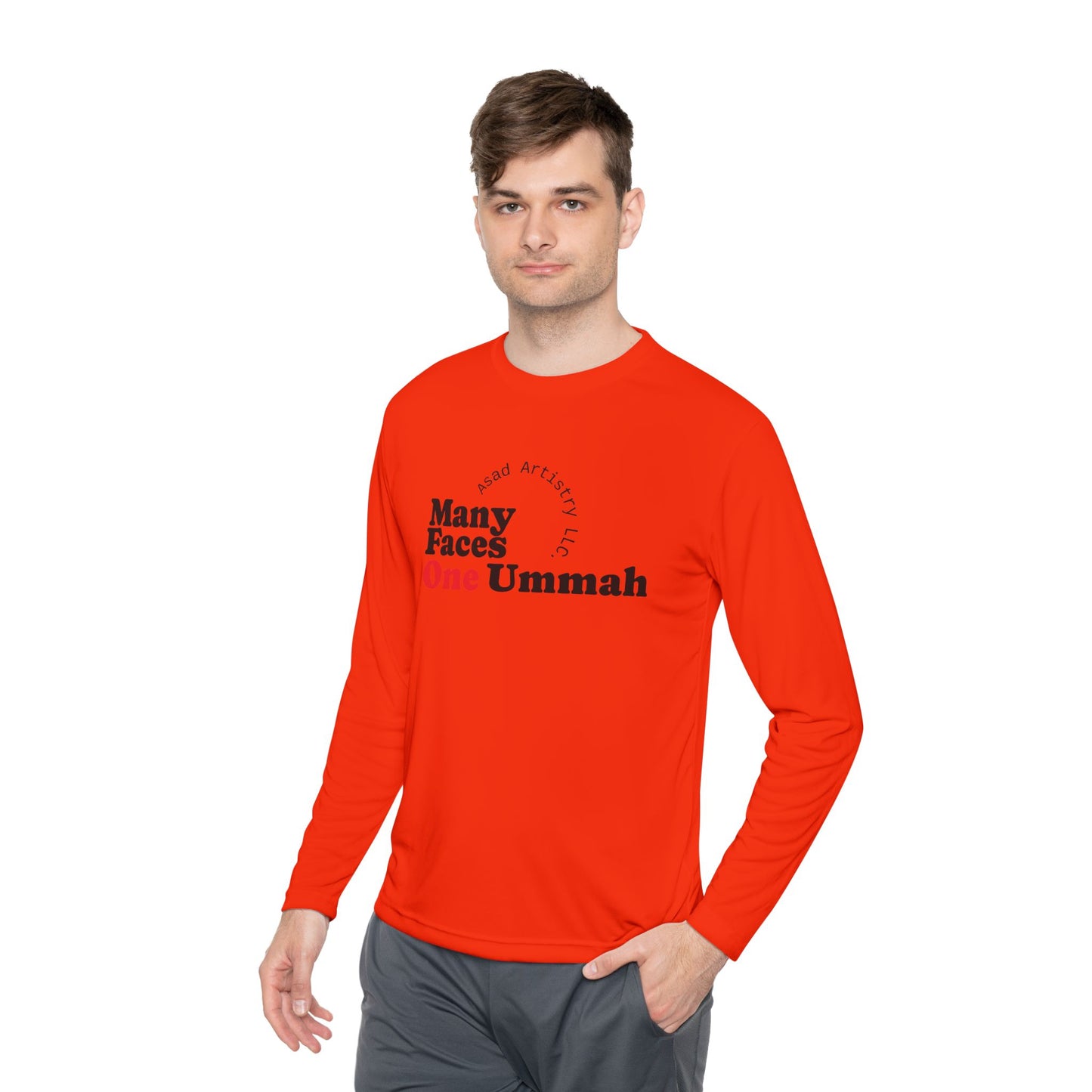 One Ummah Unisex Lightweight Long Sleeve Tee – Comfort, Style, and Unity in Every Wear