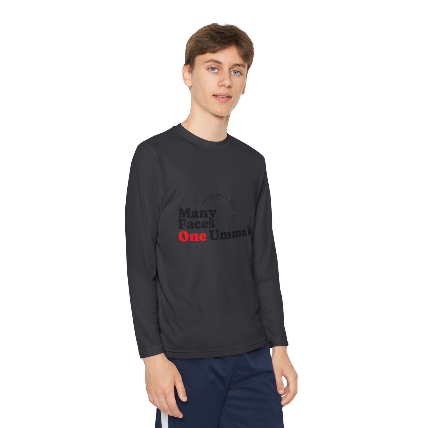Youth Long Sleeve Competitor Tee – Strength, Unity, and Performance