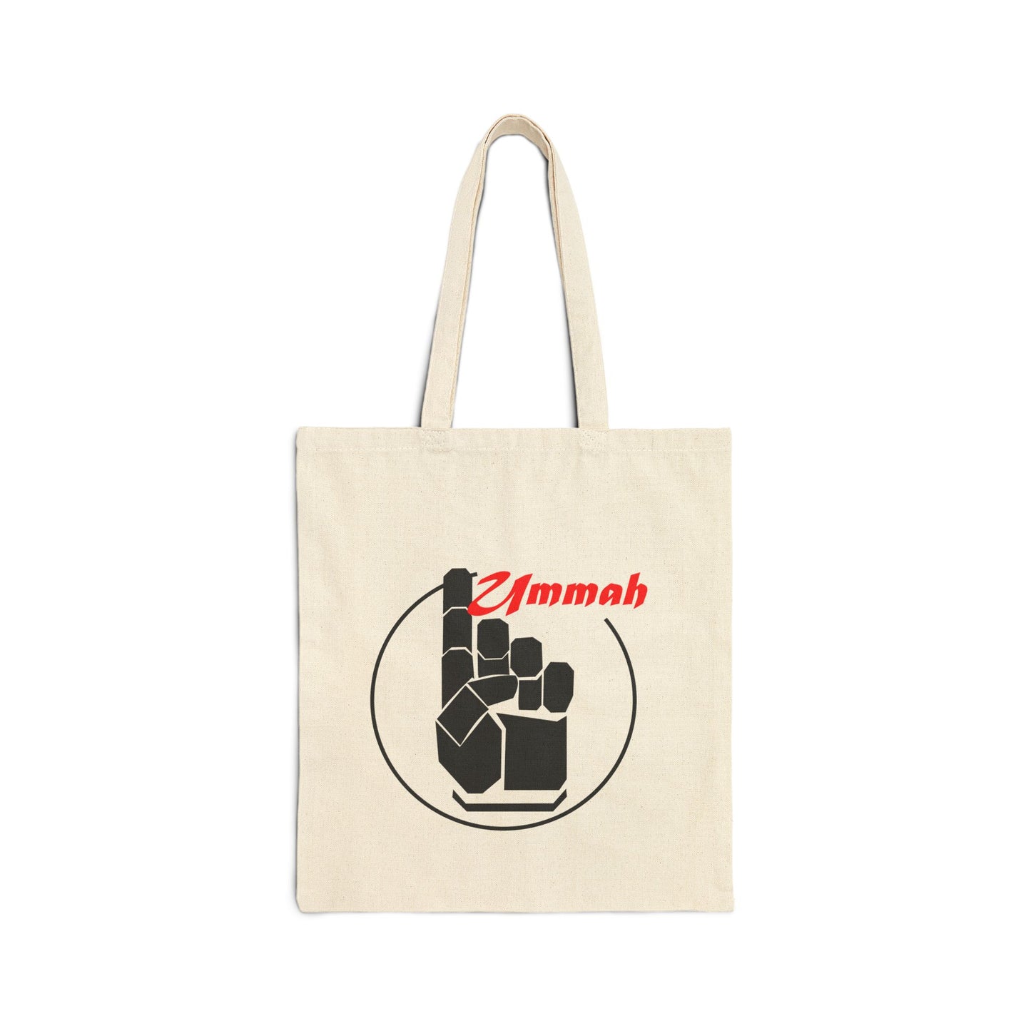 One Ummah Cotton Canvas Tote Bag – Eco-Friendly, Reusable Shopping Bag