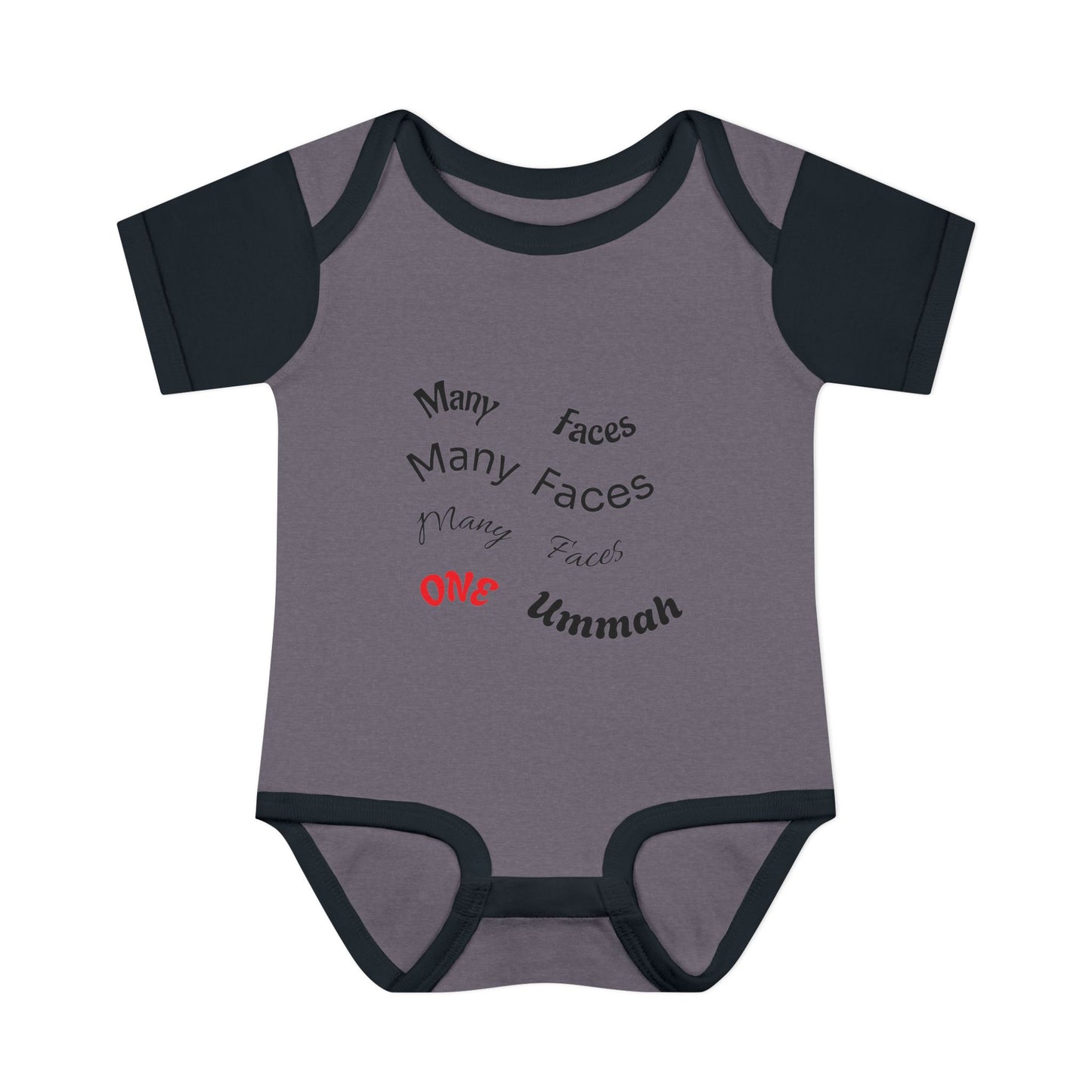 Many Faces One Ummah Infant Baby Rib Bodysuit – Joyful Comfort, United From the Start