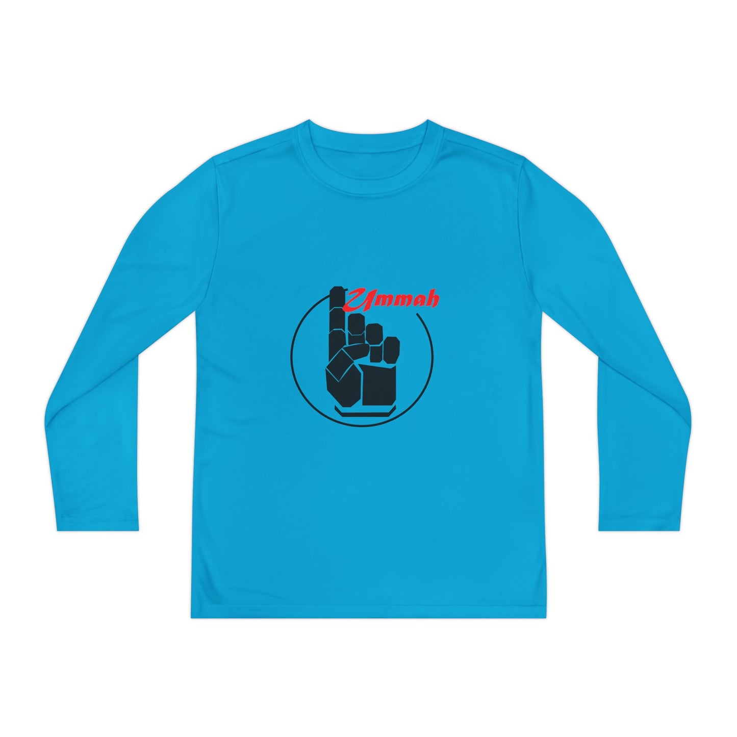 Youth Long Sleeve Faith Tee - Ummah Unity Design