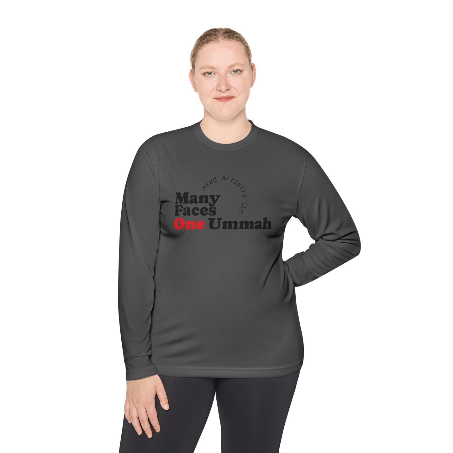 One Ummah Unisex Lightweight Long Sleeve Tee – Comfort, Style, and Unity in Every Wear