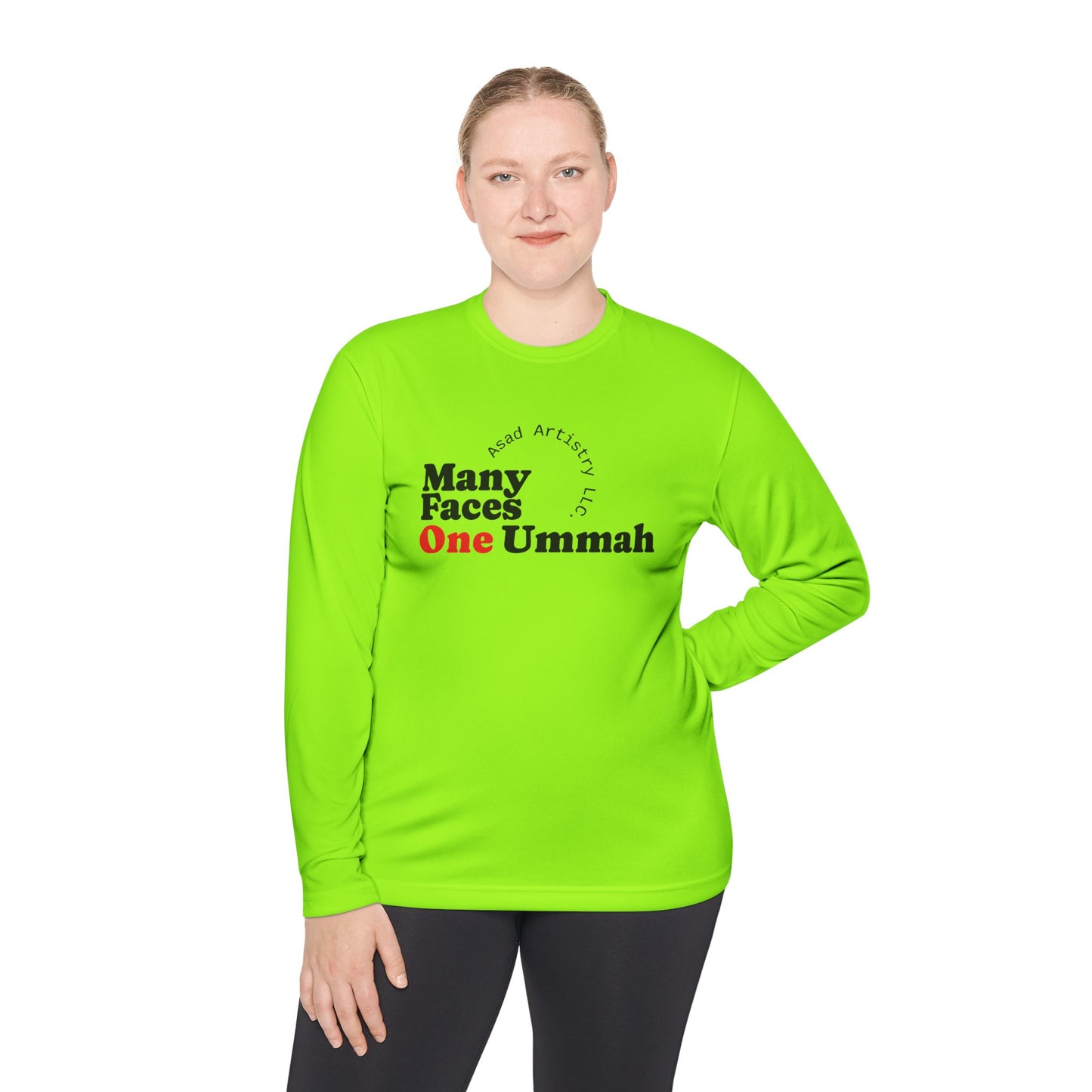 One Ummah Unisex Lightweight Long Sleeve Tee – Comfort, Style, and Unity in Every Wear