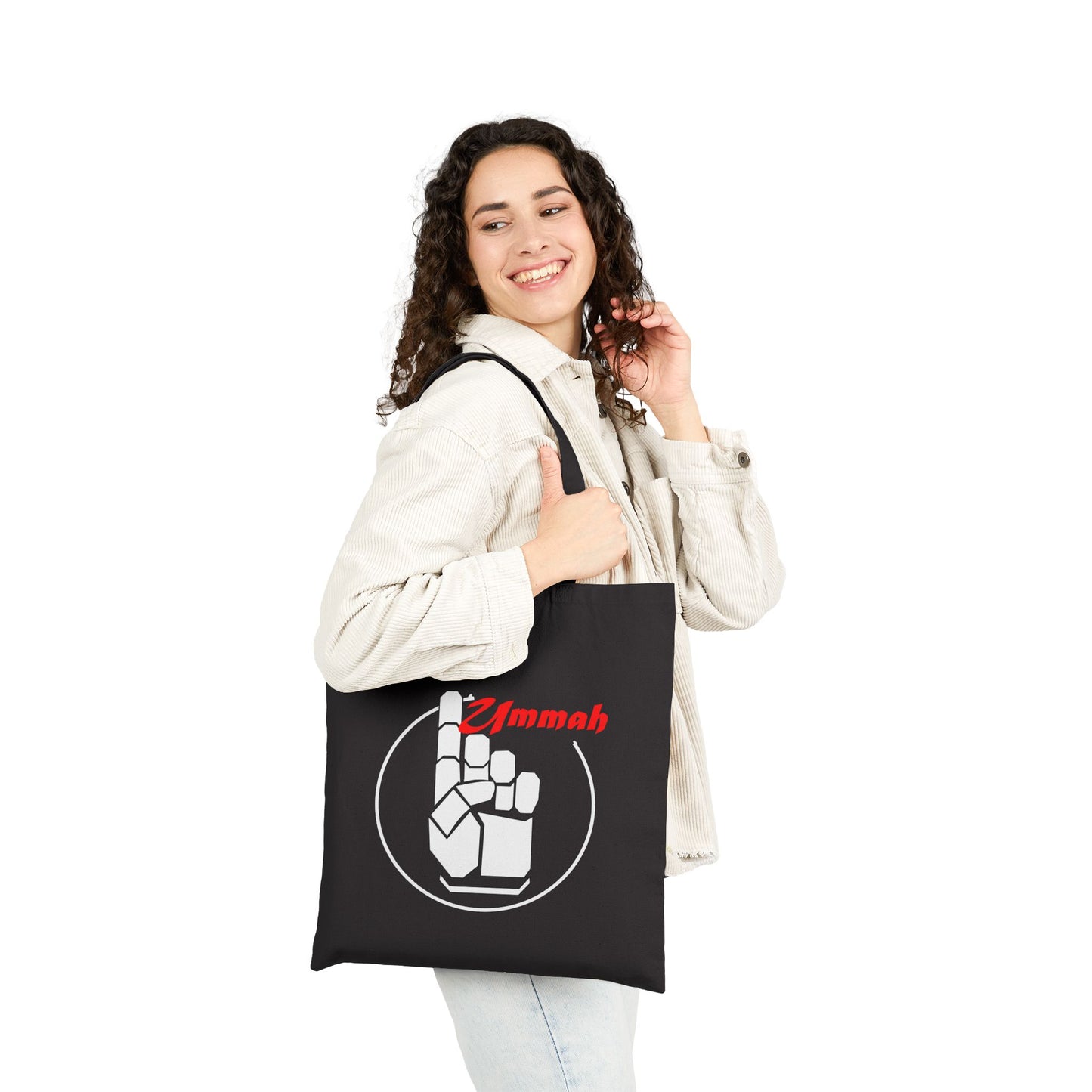 One Ummah Cotton Canvas Tote Bag – Eco-Friendly, Reusable Shopping Bag