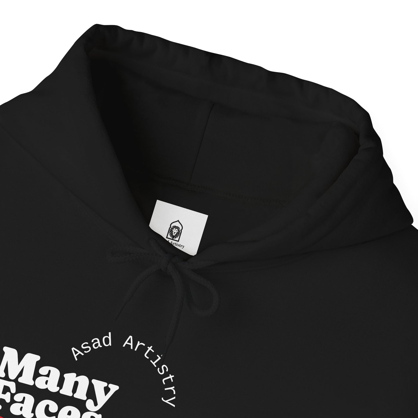 Unisex Heavy Blend Hoodie – "Many Faces, One Ummah"