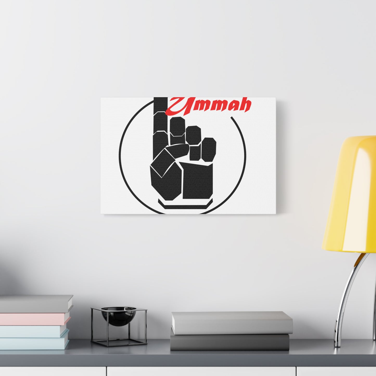 One Ummah Wall Canvas – Unity Through Faith