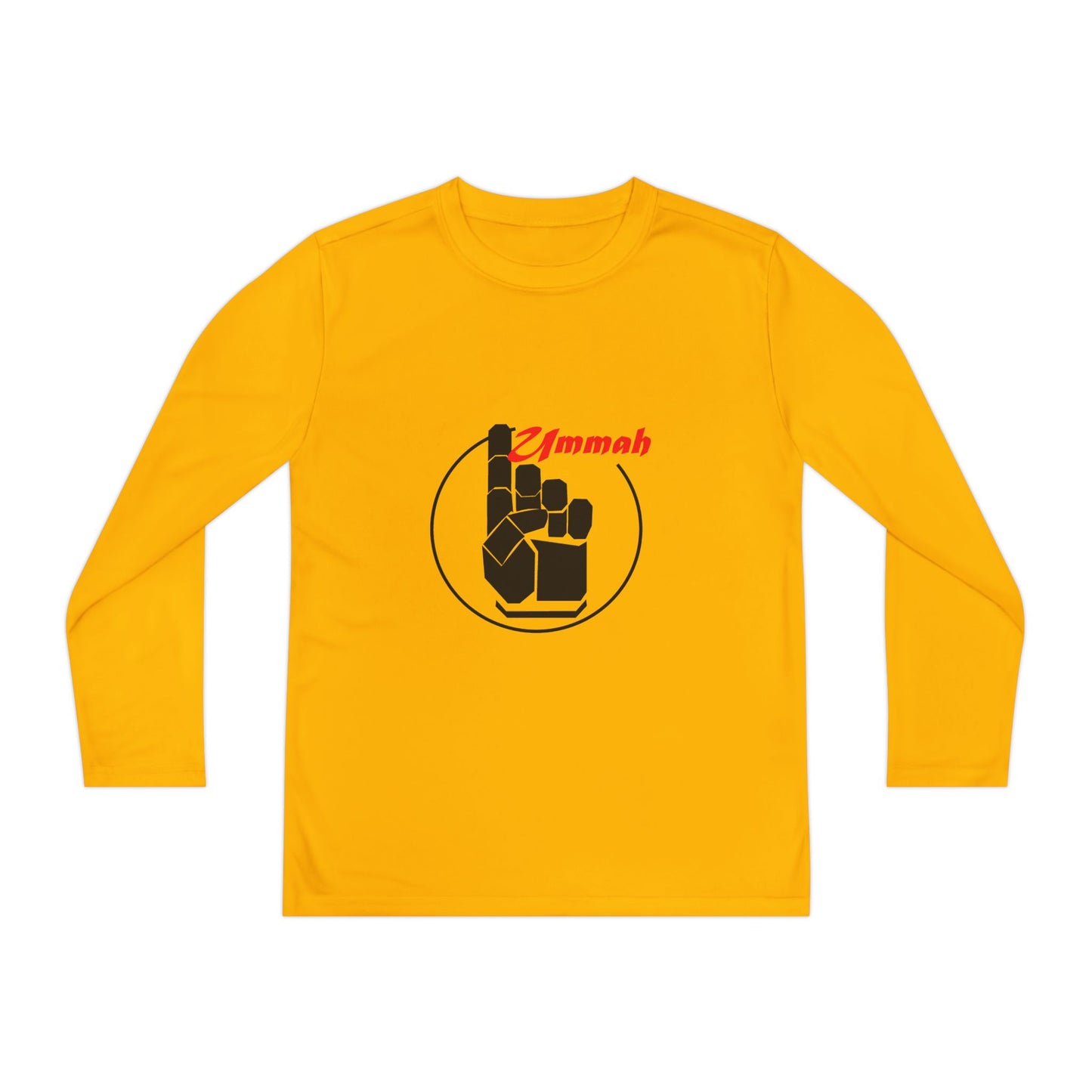 Youth Long Sleeve Faith Tee - Ummah Unity Design