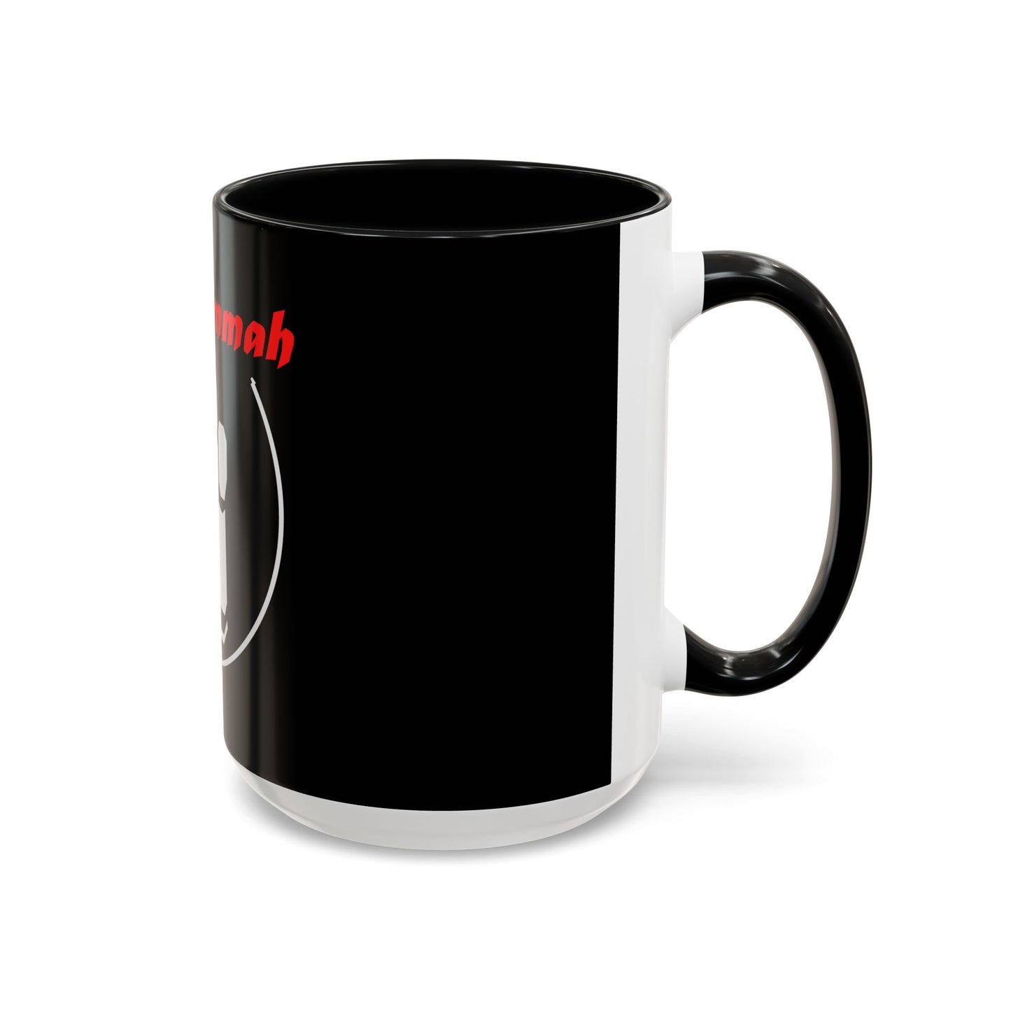 White One Ummah Logo Accent Coffee Mug