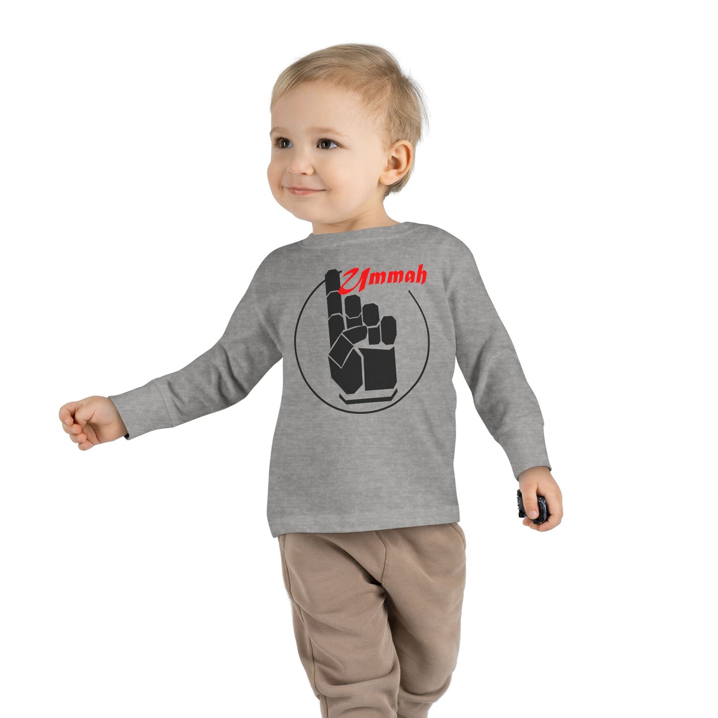Many Faces One Ummah Toddler Long Sleeve Tee – Where Comfort Meets Community