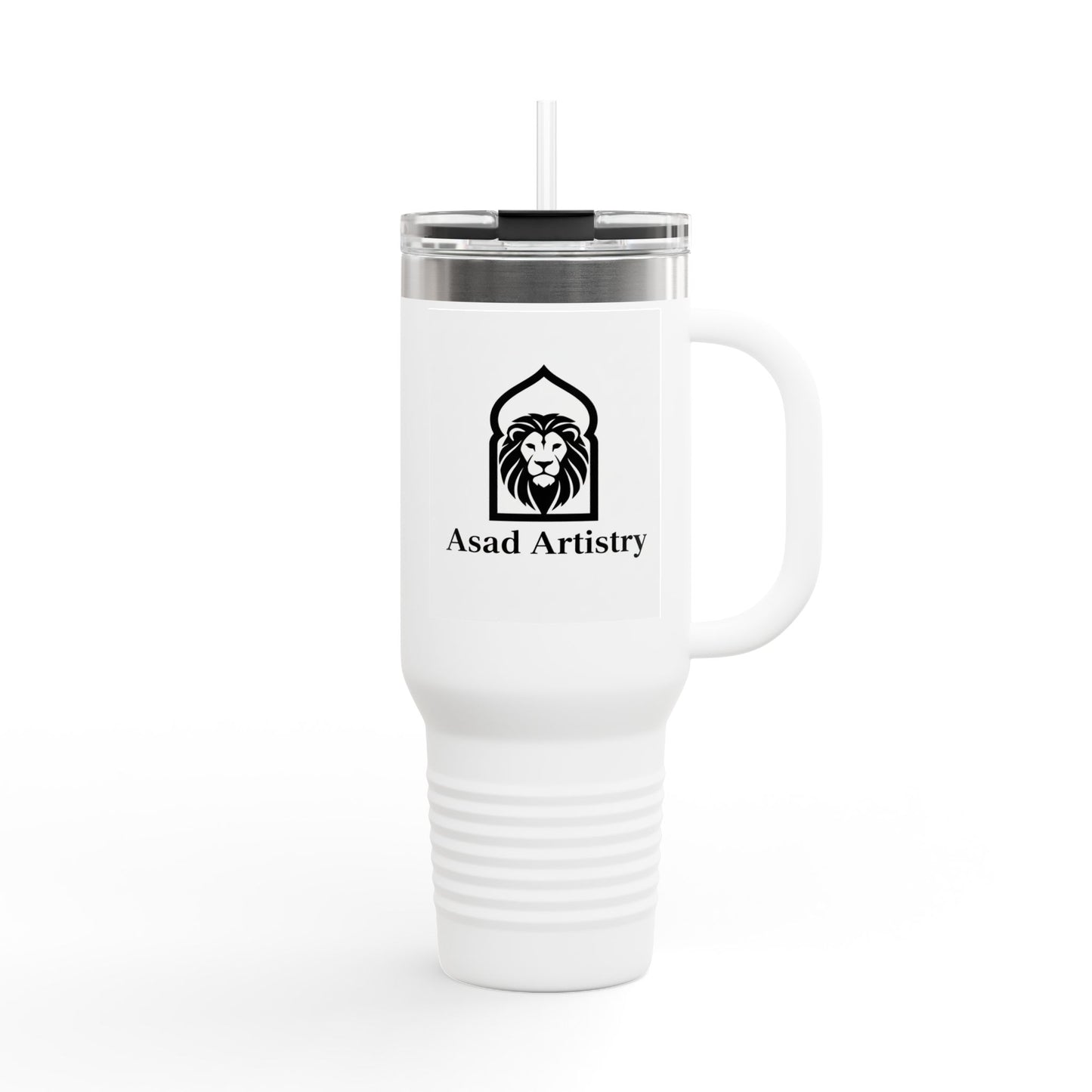 Asad Artistry Insulated Travel Mug – Roar Through Your Day