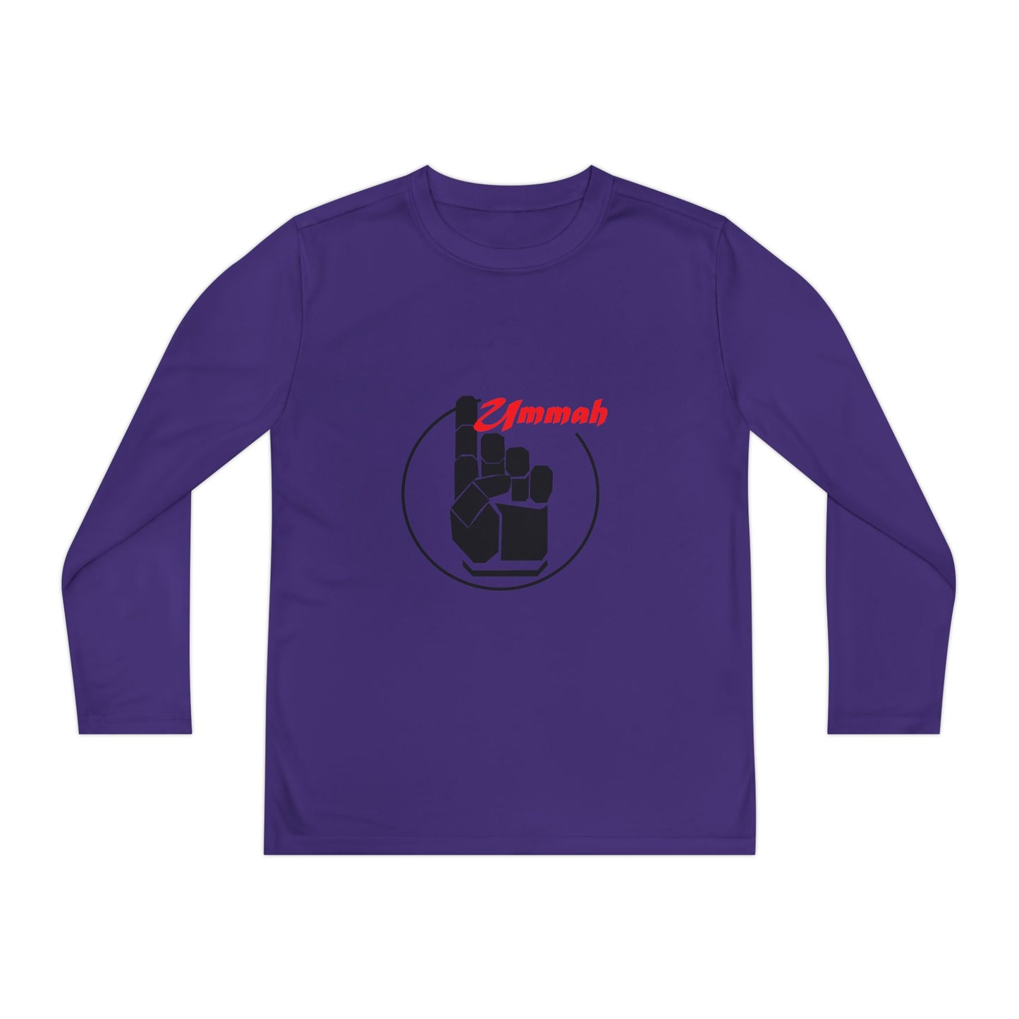 Youth Long Sleeve Faith Tee - Ummah Unity Design