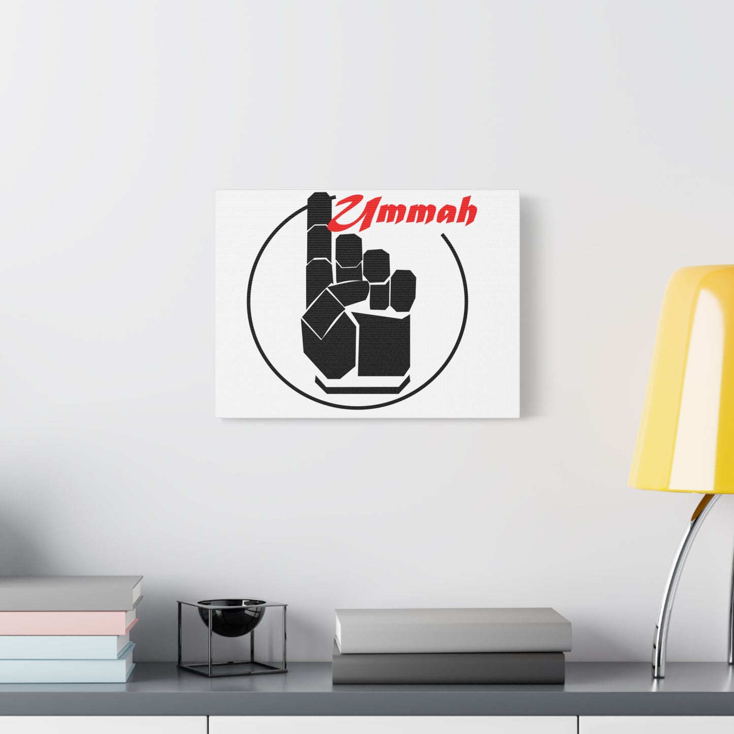 One Ummah Wall Canvas – Unity Through Faith