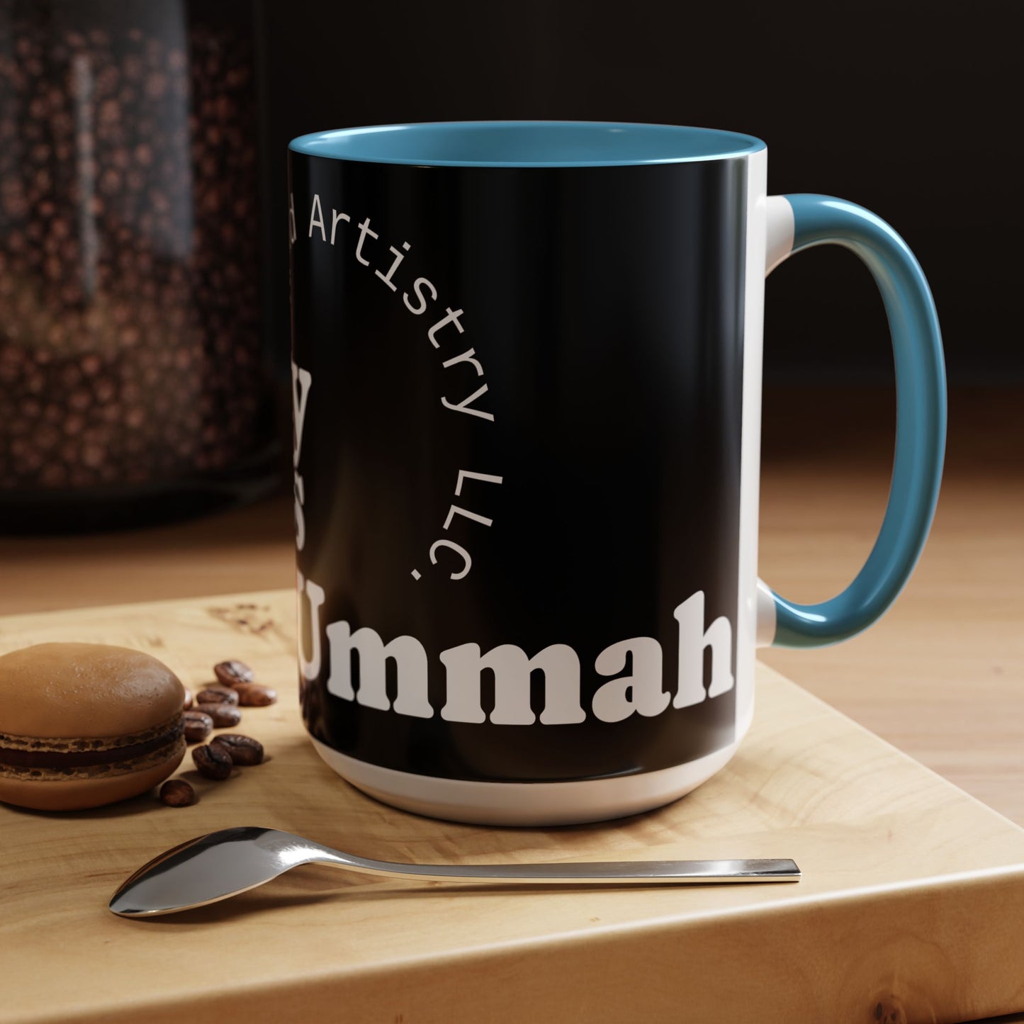 Many Faces, One Ummah Accent Coffee Mug – Sip with Unity