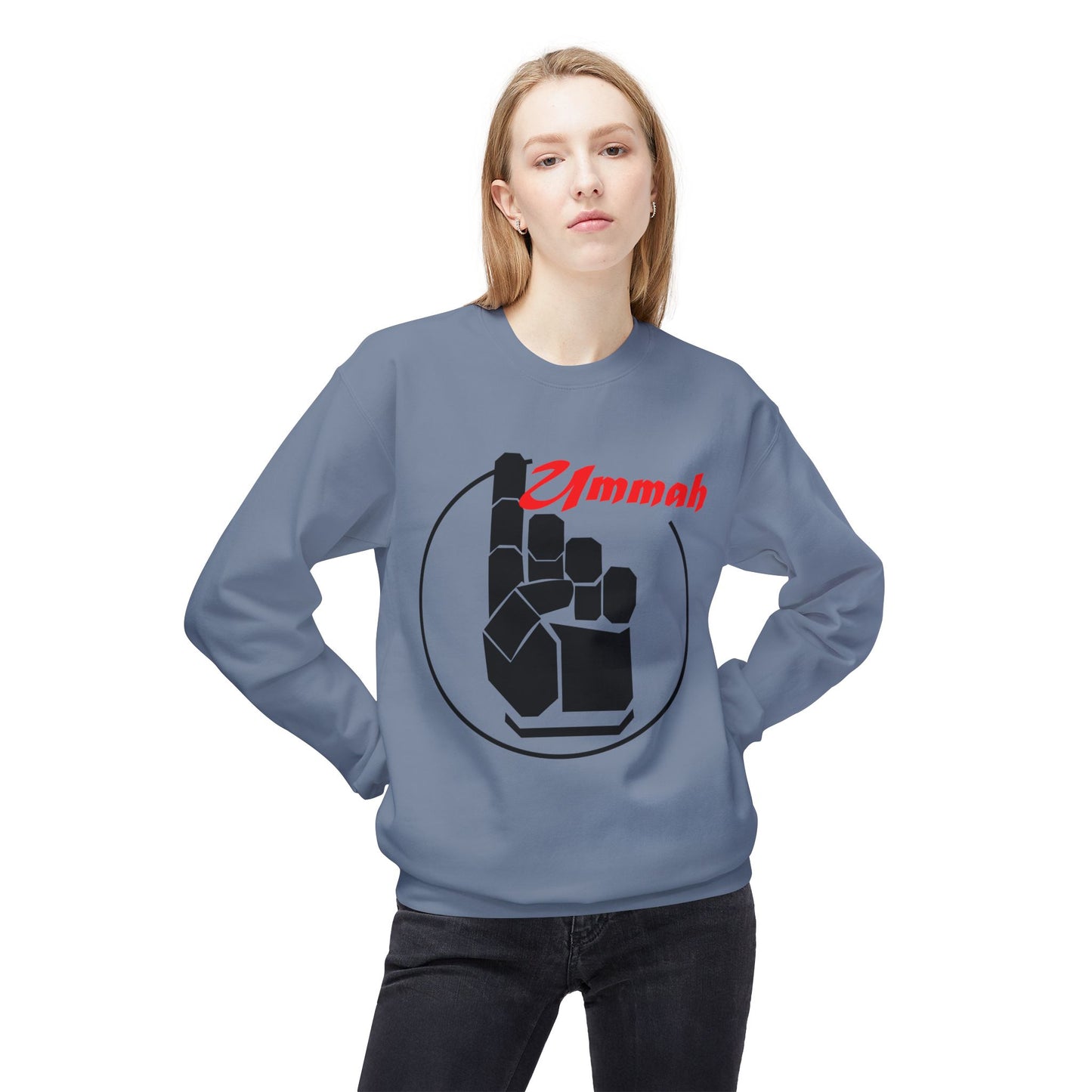 One Ummah Unisex Fleece Sweatshirt – Unity in Comfort