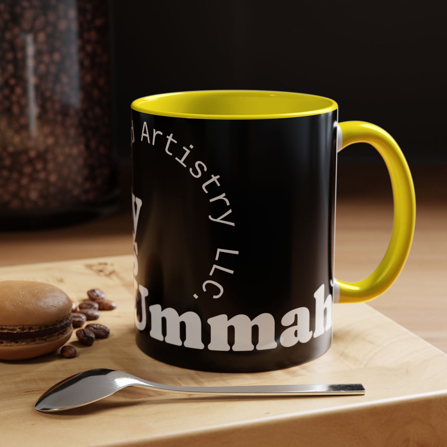 Many Faces, One Ummah Accent Coffee Mug – Sip with Unity