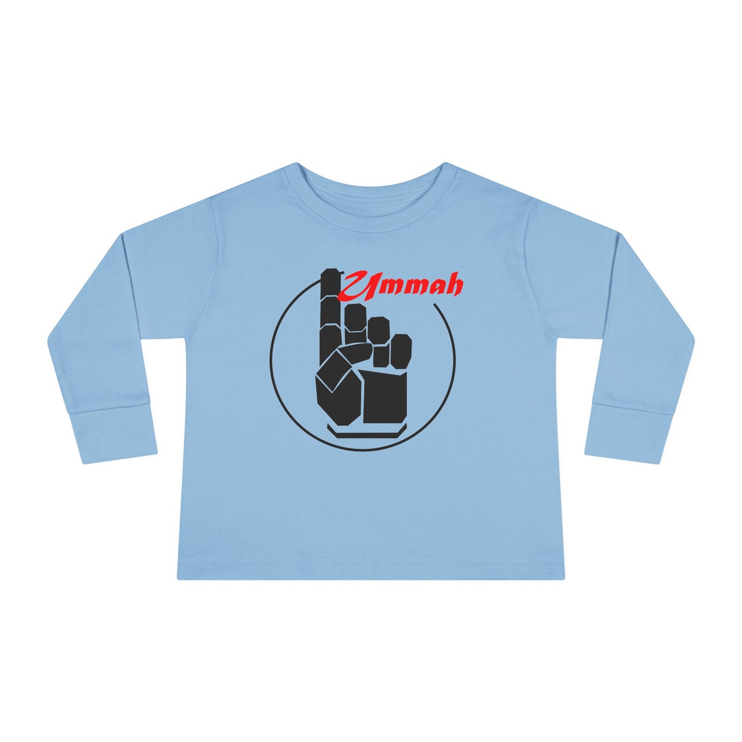 Many Faces One Ummah Toddler Long Sleeve Tee – Where Comfort Meets Community