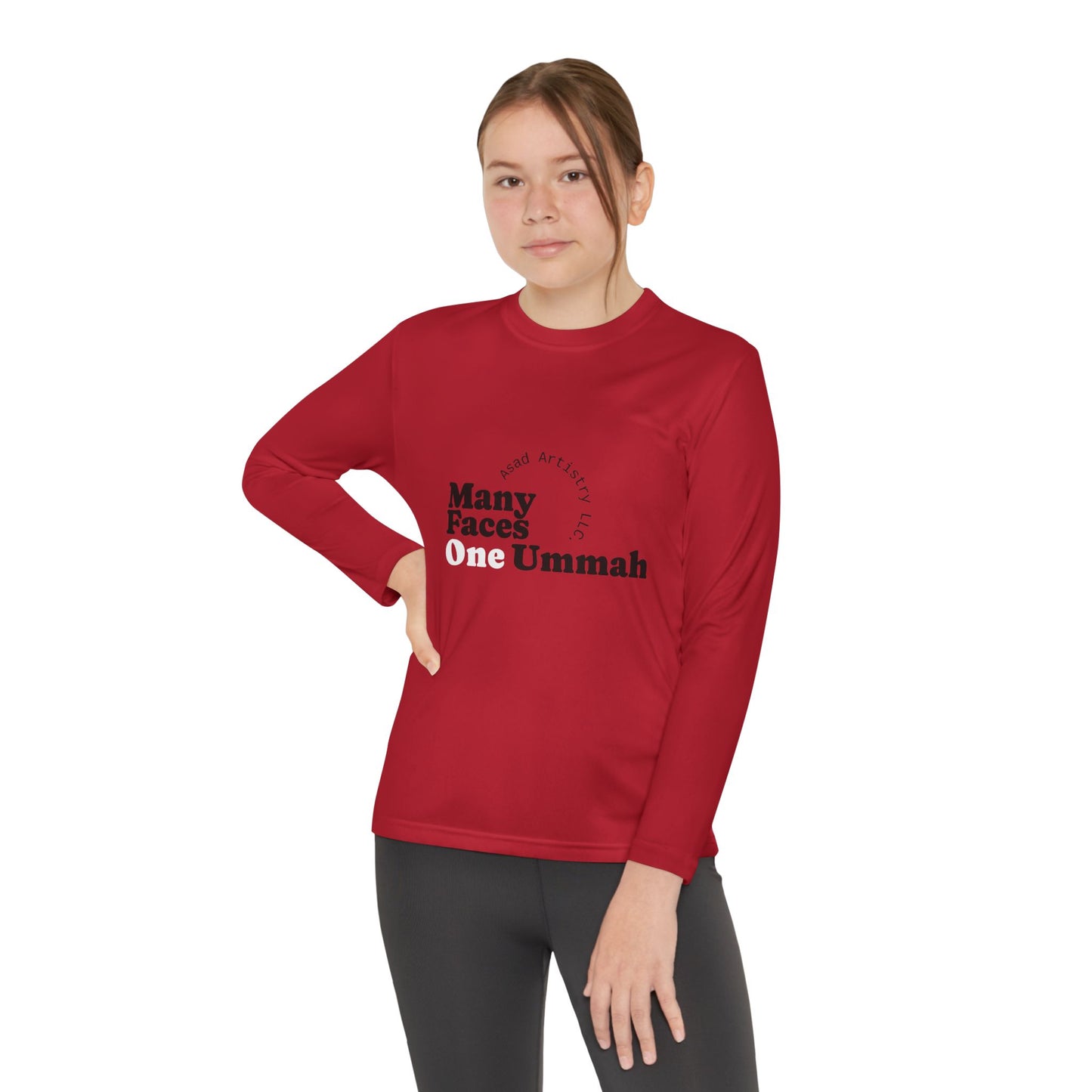 Youth Long Sleeve Competitor Tee – Strength, Unity, and Performance