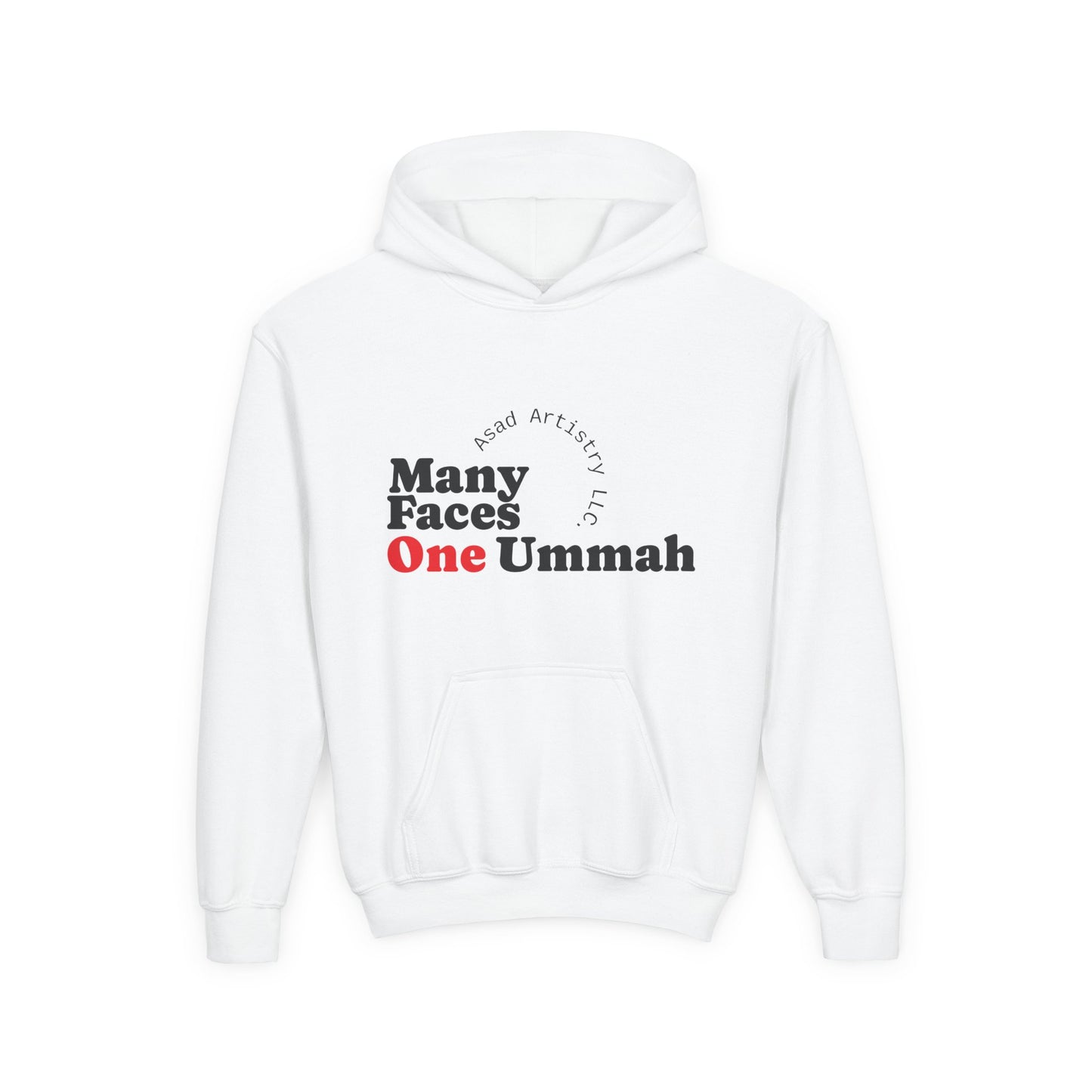 Youth Hoodie – Many Faces, One Ummah: Unity in Comfort