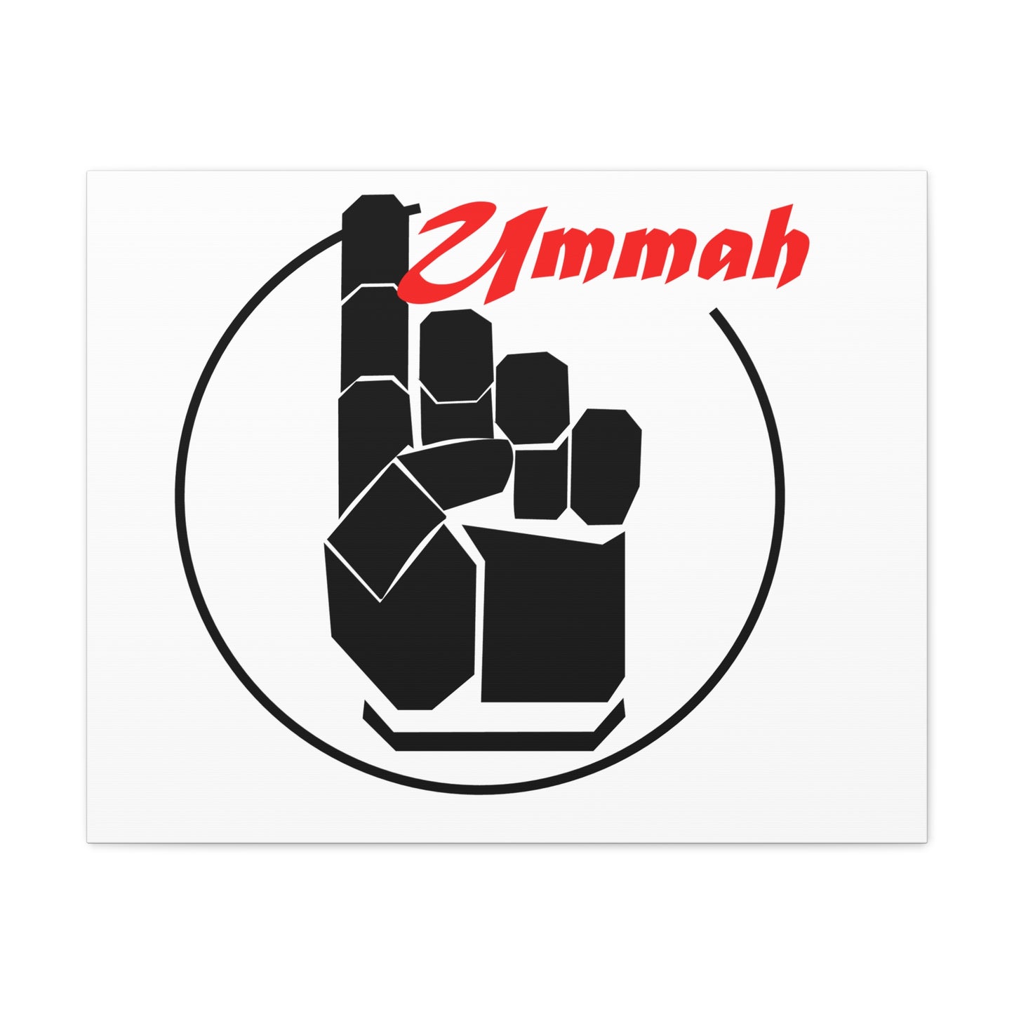 One Ummah Wall Canvas – Unity Through Faith