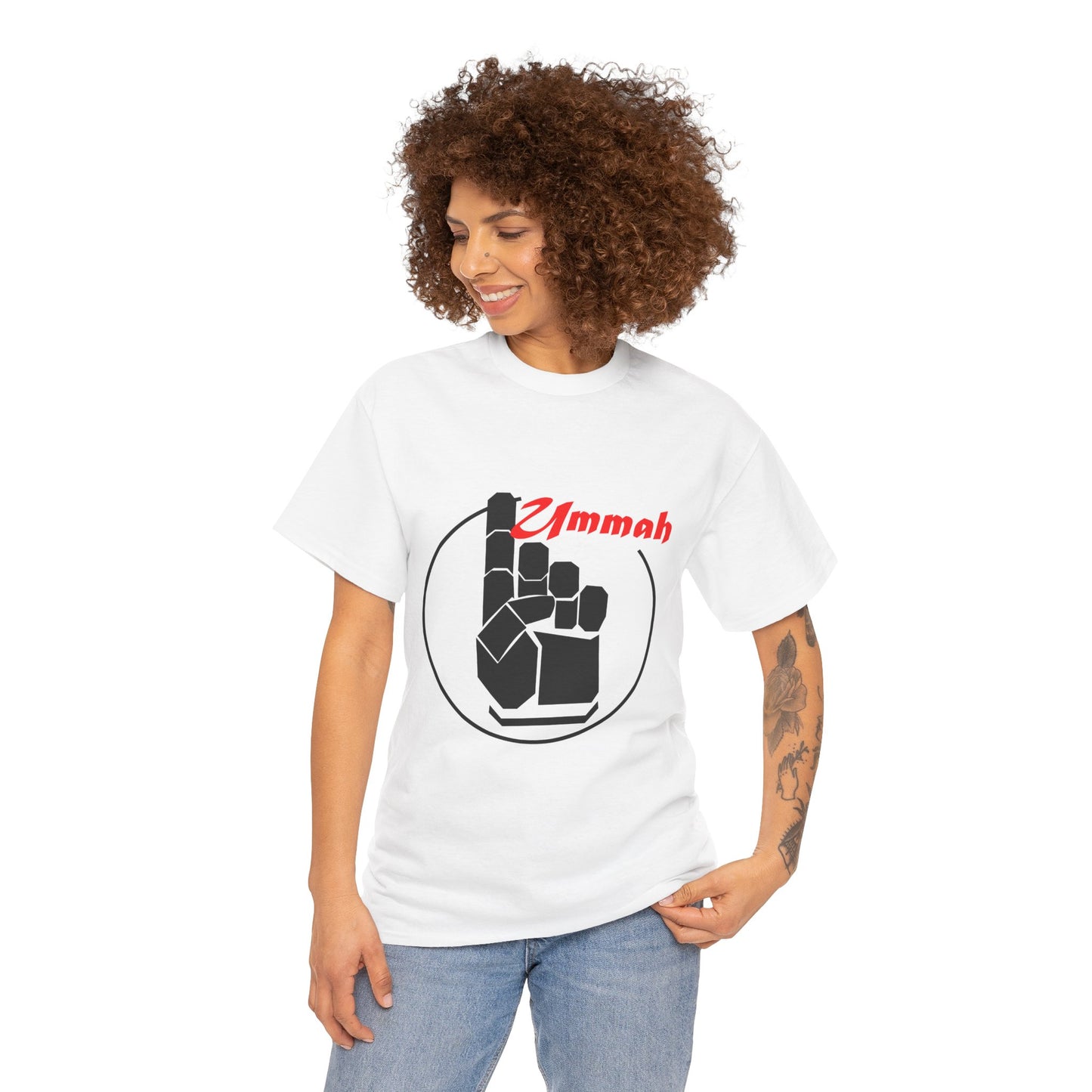 One Ummah Unisex Heavy Cotton Tee — Strength in Unity, Purpose in Design