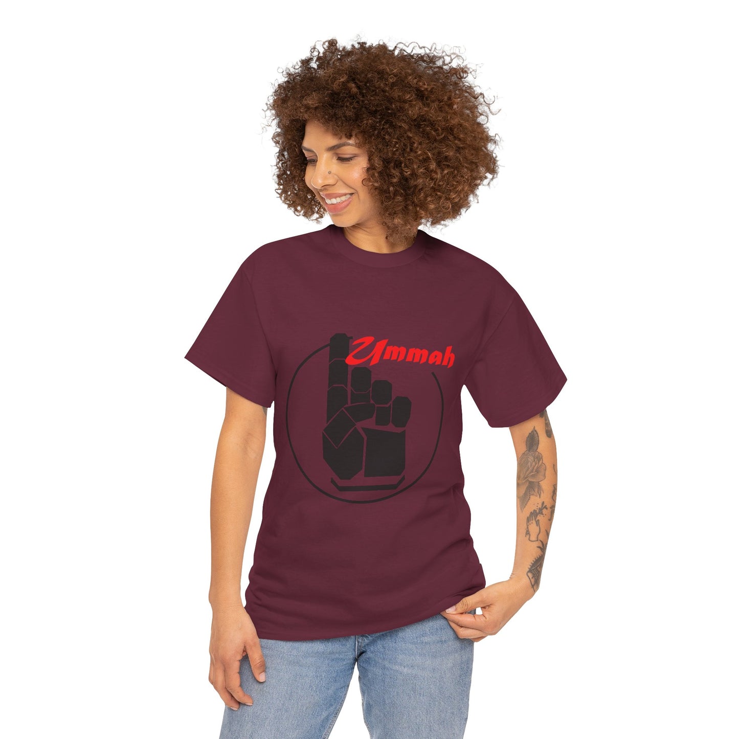 One Ummah Unisex Heavy Cotton Tee — Strength in Unity, Purpose in Design