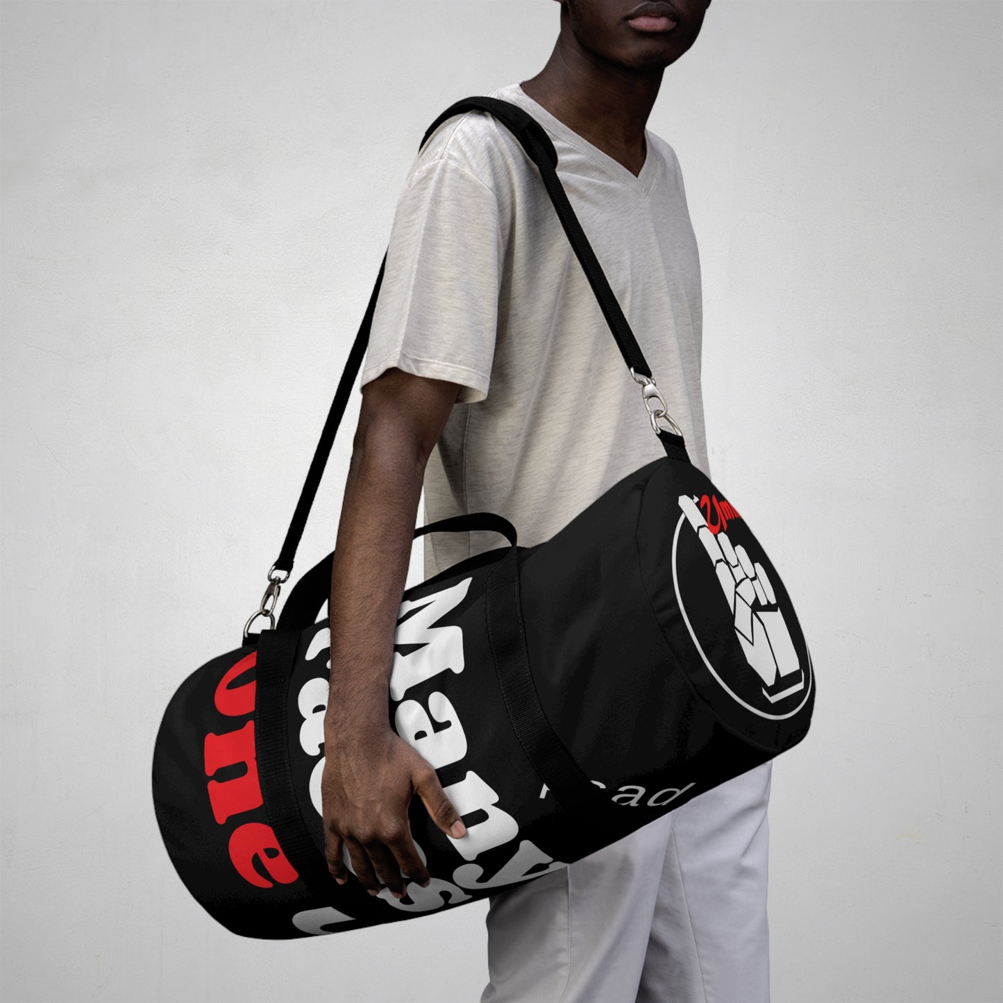 "Many Faces, Ones Ummah"- Duffel Bag for Gym, Travel, and Everyday Use