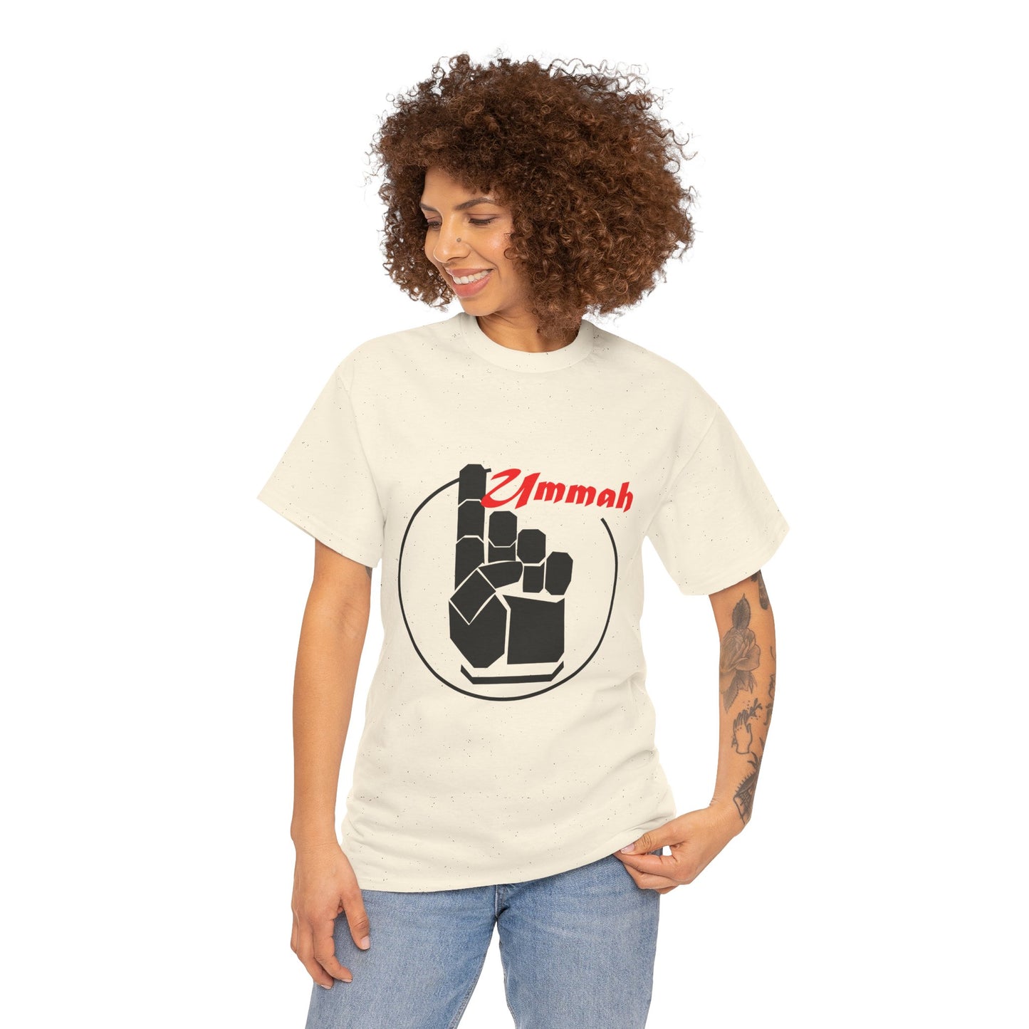 One Ummah Unisex Heavy Cotton Tee — Strength in Unity, Purpose in Design