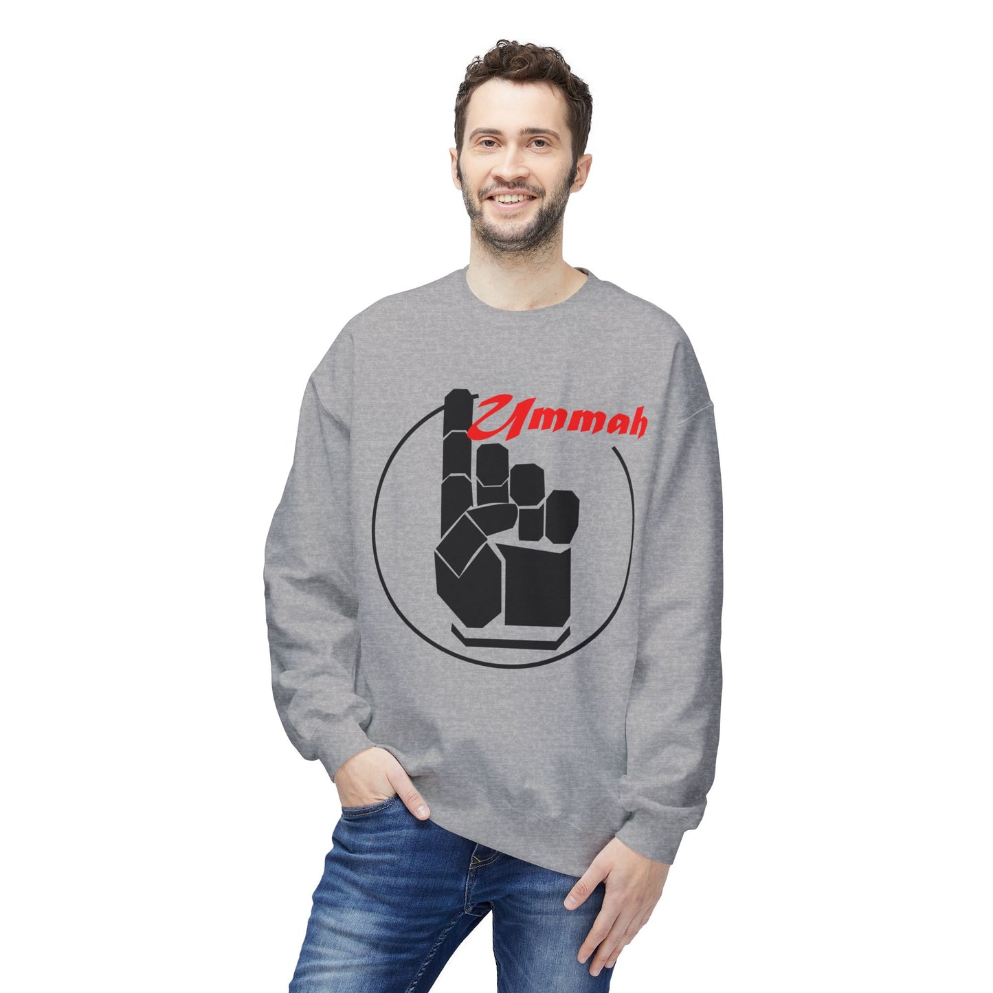 One Ummah Unisex Fleece Sweatshirt – Unity in Comfort
