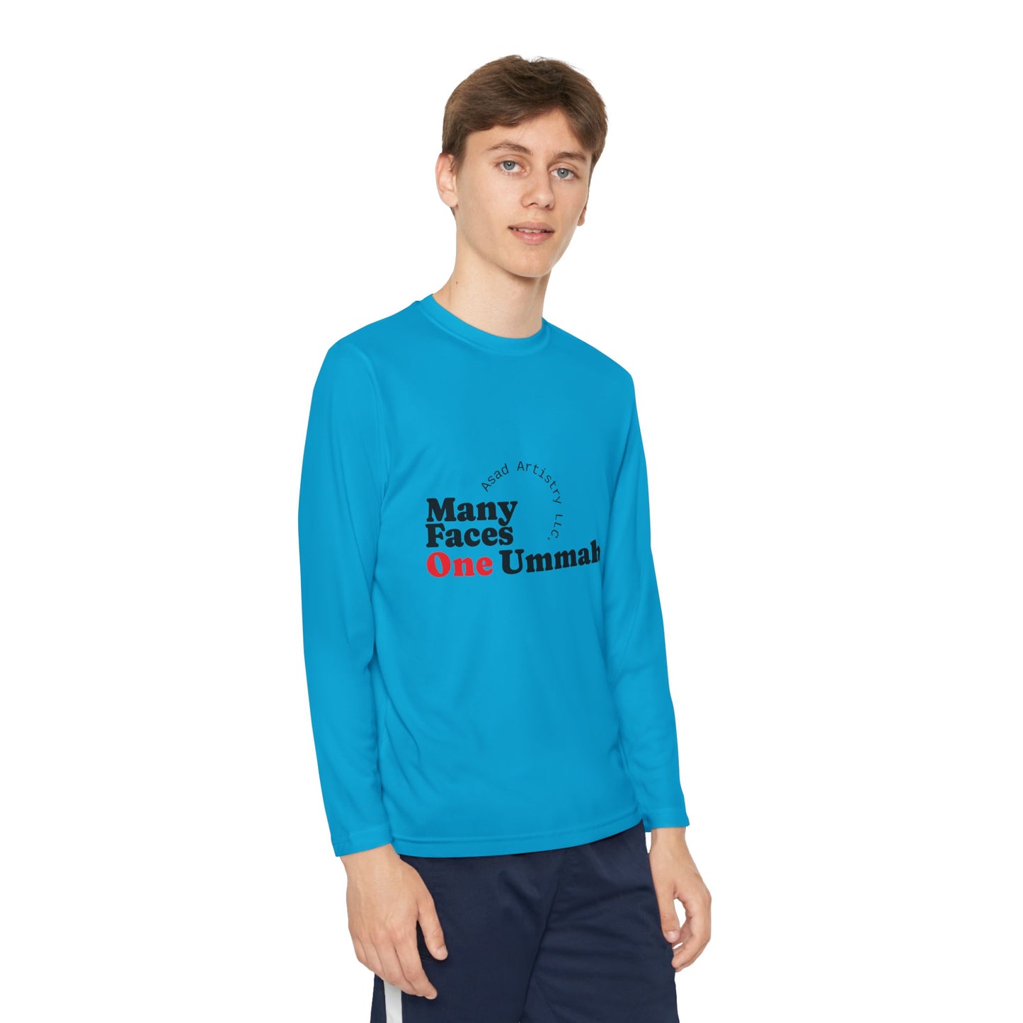 Youth Long Sleeve Competitor Tee – Strength, Unity, and Performance