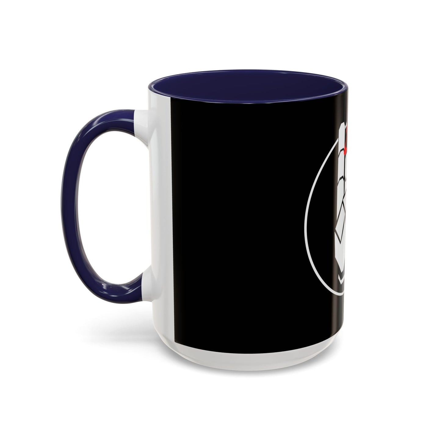 White One Ummah Logo Accent Coffee Mug