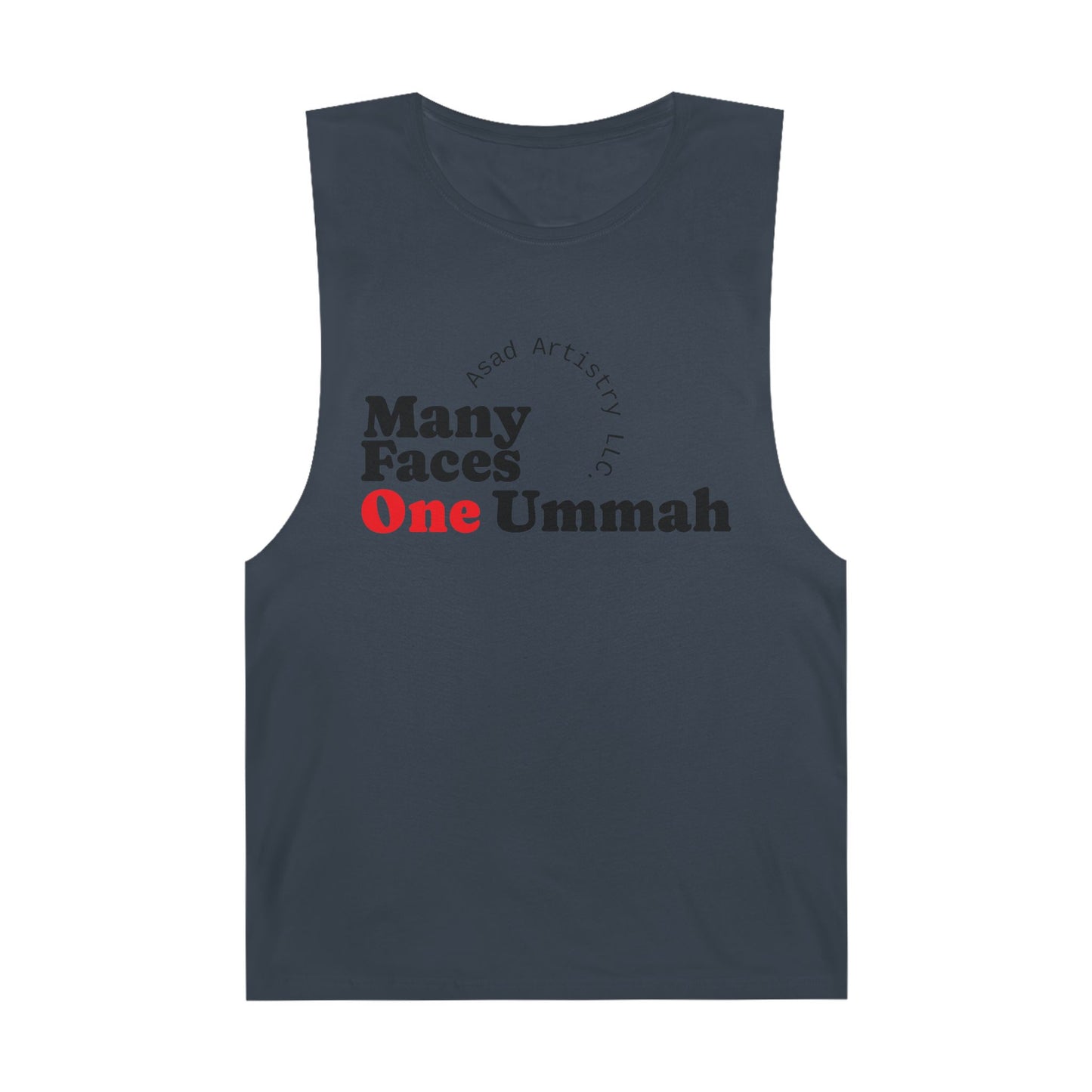 Many Faces One Ummah Unisex Barnard Tank – Unite in Comfort and Style