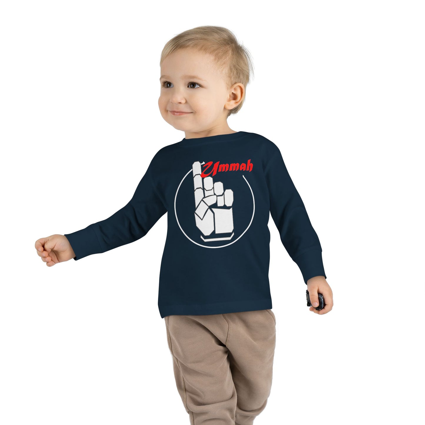 Many Faces One Ummah Toddler Long Sleeve Tee – Where Comfort Meets Community