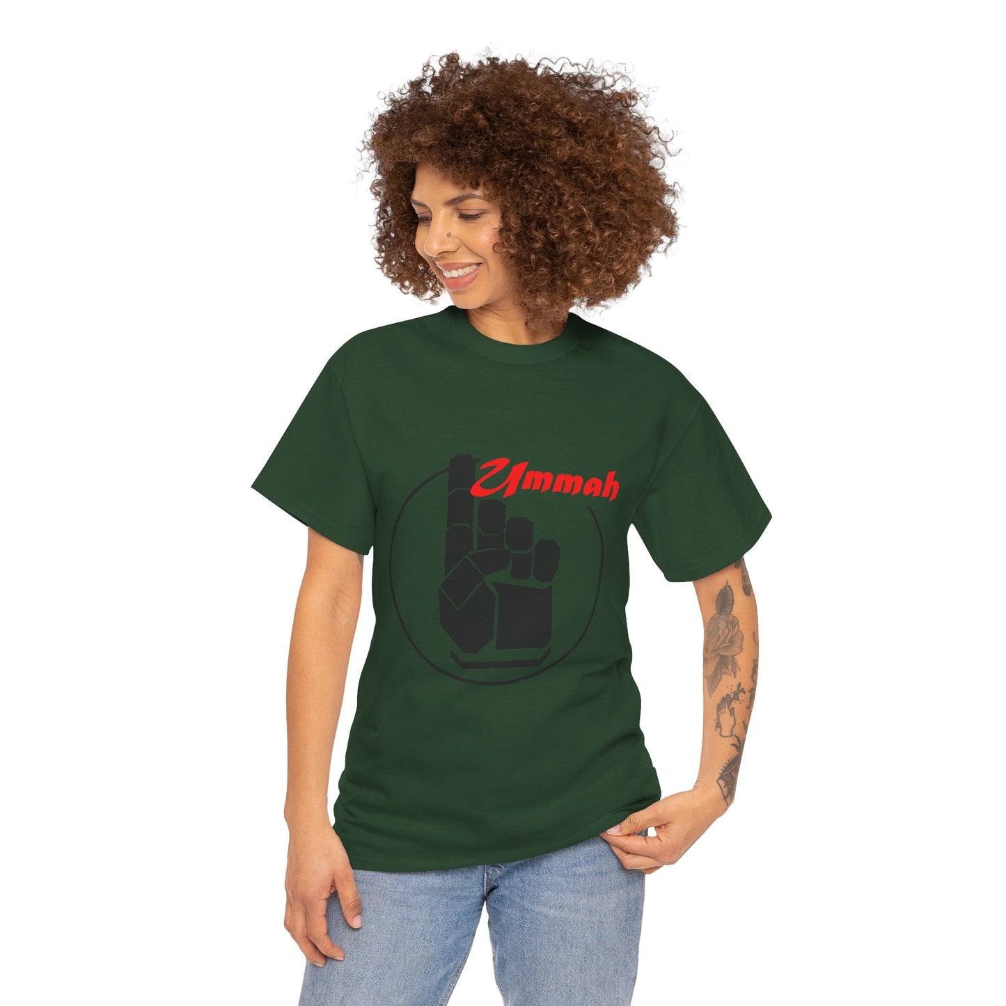 One Ummah Unisex Heavy Cotton Tee — Strength in Unity, Purpose in Design
